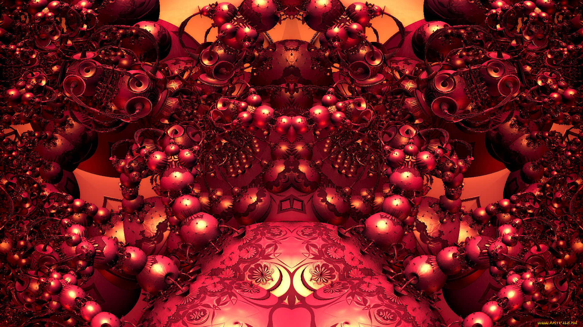 3д, графика, fractal, фракталы, цвет, узор, фон