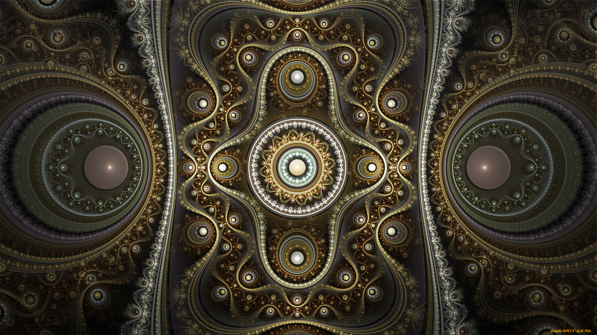 3д, графика, fractal, фракталы, узор, фон