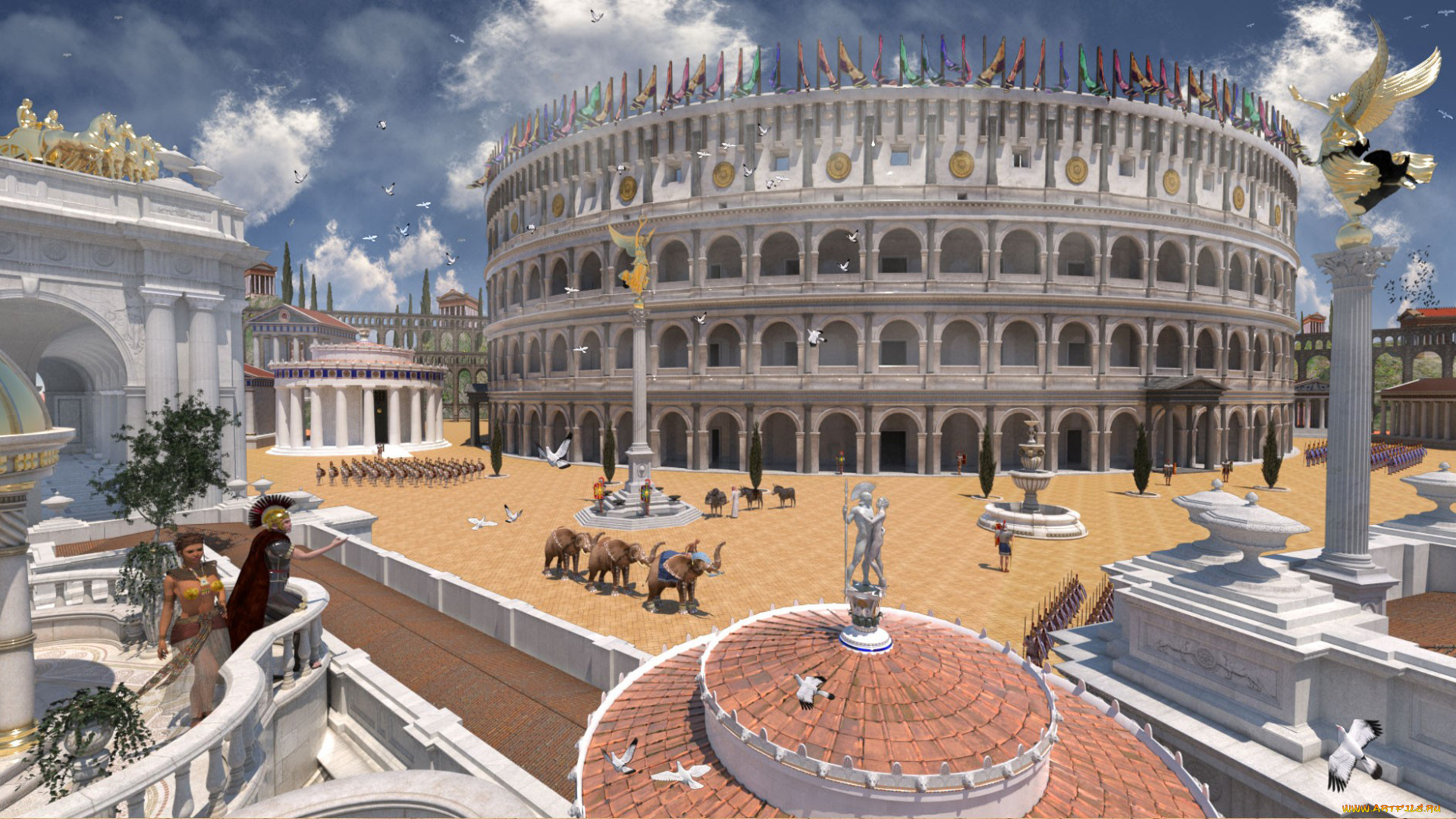 3д, графика, historical, история, египет, древний