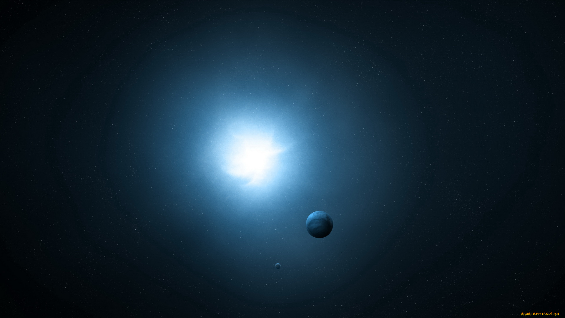 космос, арт, планета