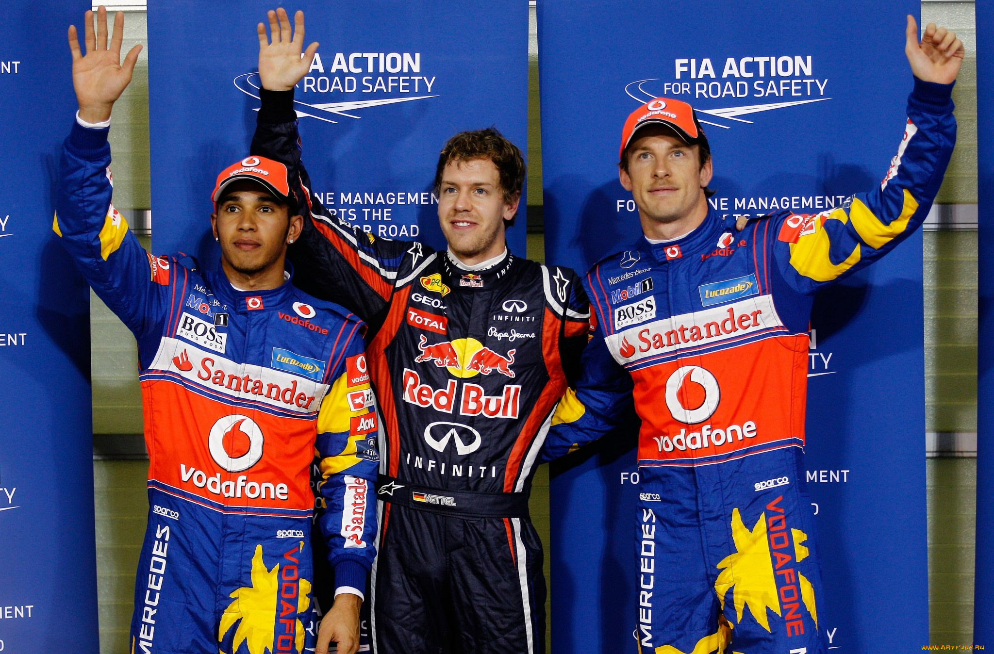 gp, abu, dhabi, 2011, спорт, формула, гонщики, награждение, 1