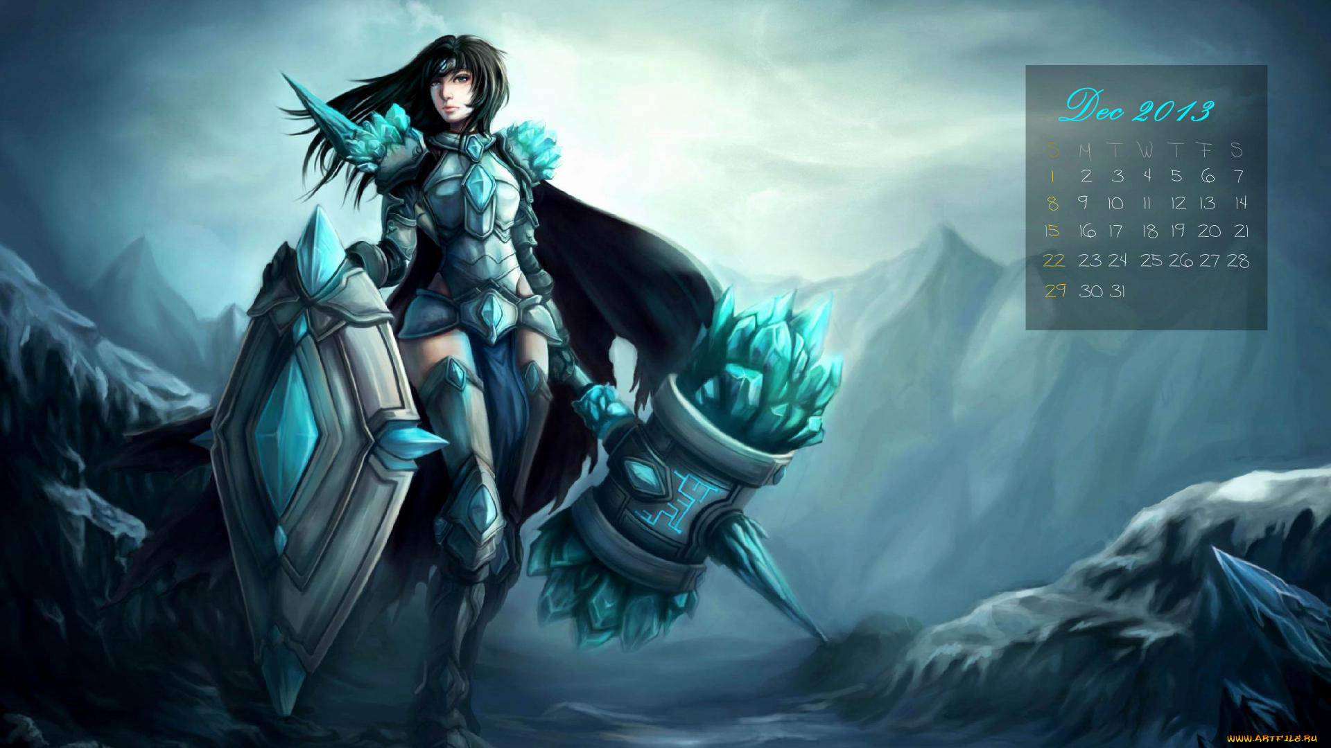 календари, видеоигры, девушка