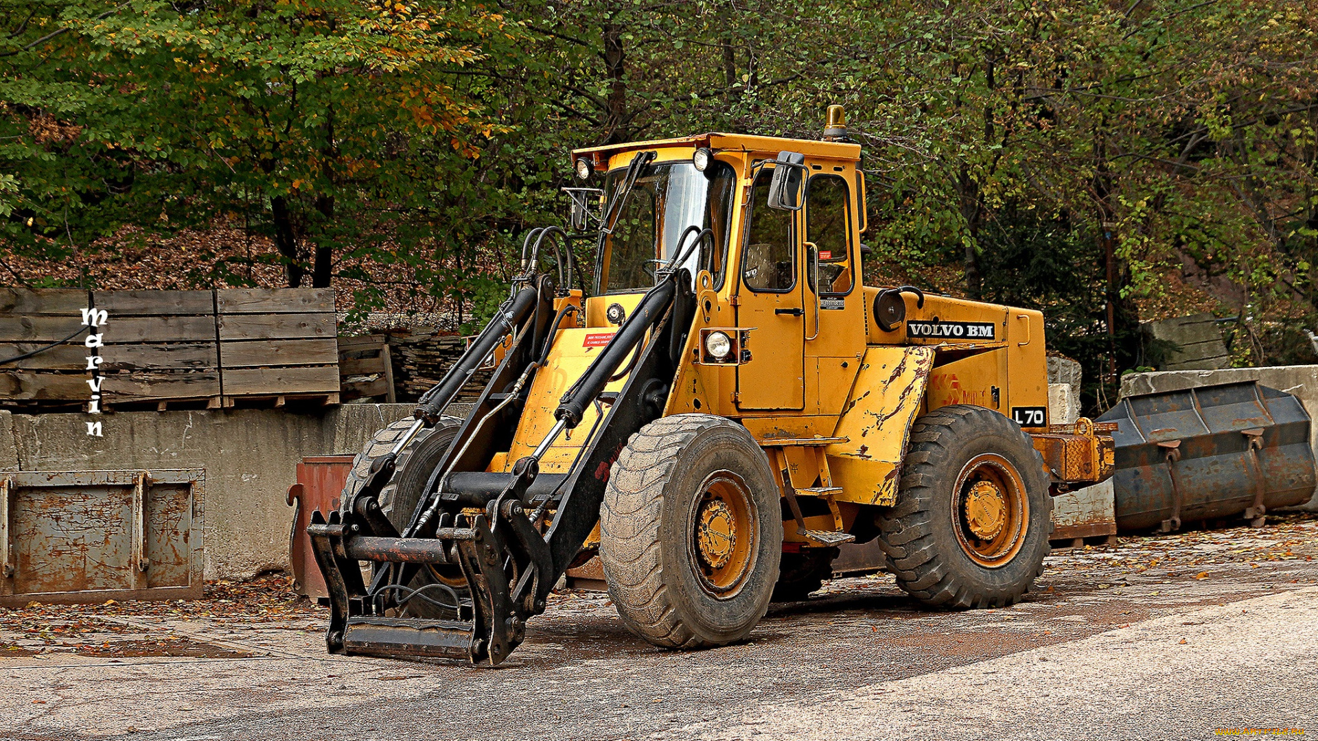 volvo, bm, l70, техника, строительная, техника, трактор, дорога