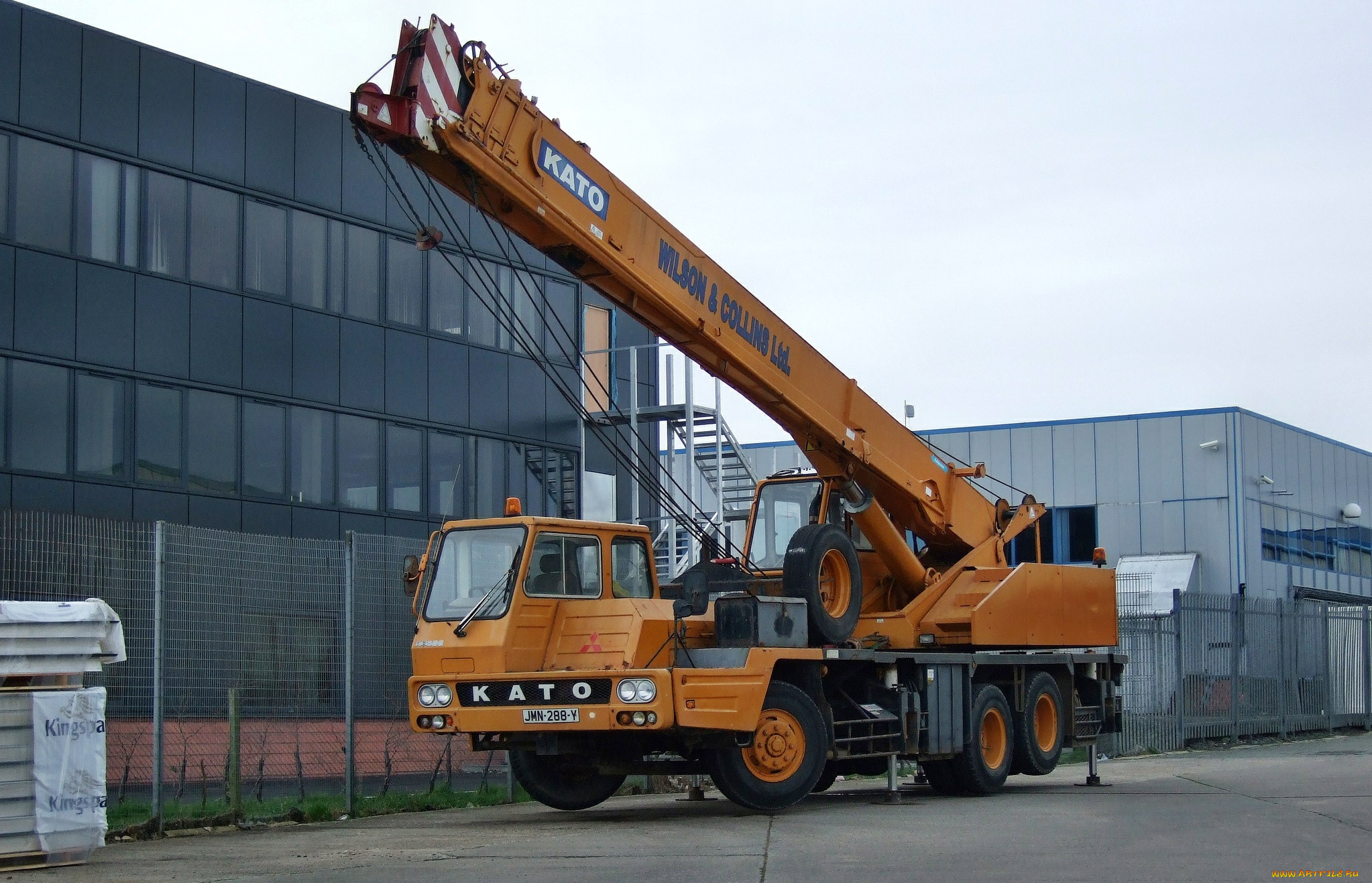 kato, техника, краны, стрела, автокран