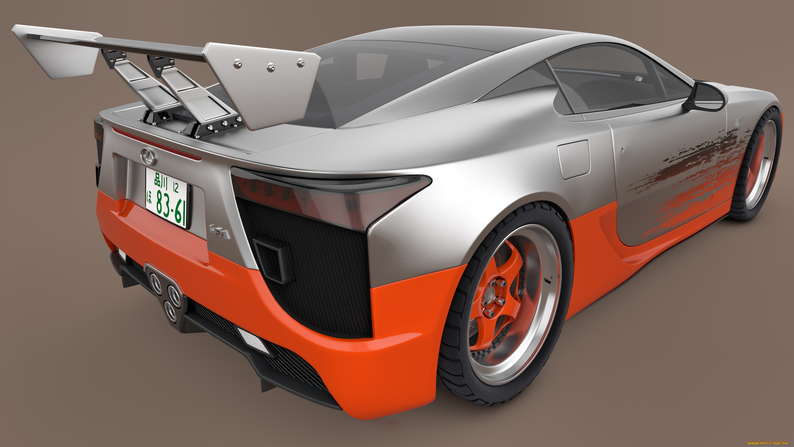 автомобили, 3д, lexus, 2010