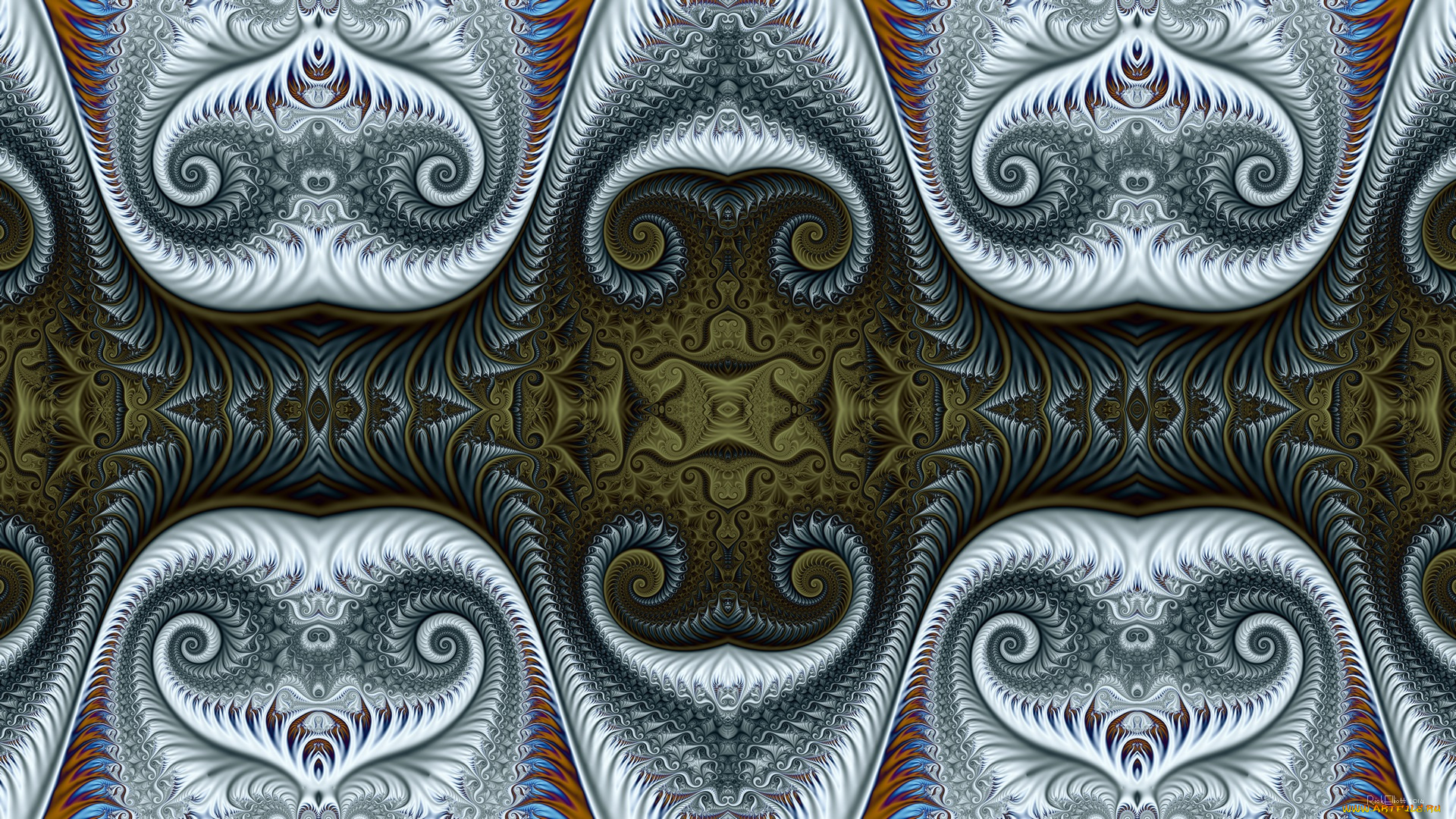 3д, графика, фракталы, , fractal, фон, узор, цвета