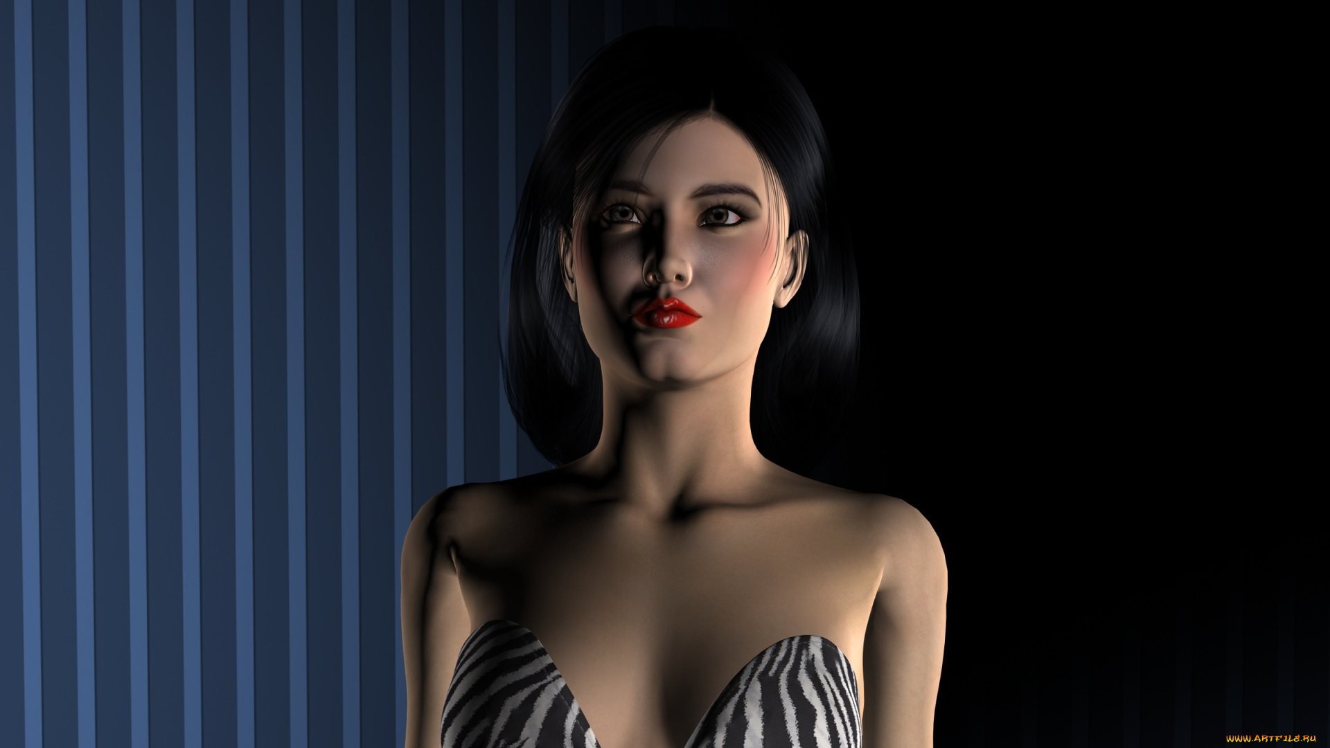 3д, графика, портрет, , portraits, фон, взгляд, девушка