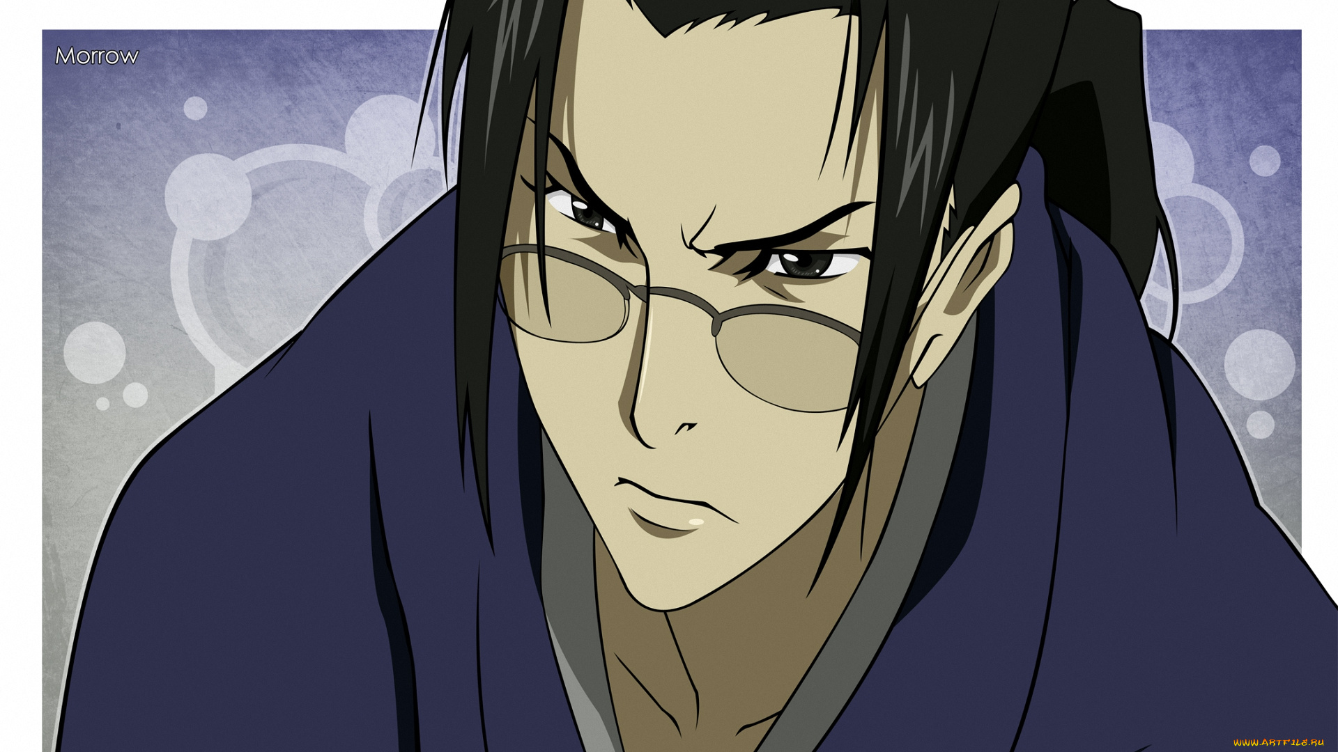 аниме, samurai, champloo, воин, парень, samurai, самурай, jin, очки