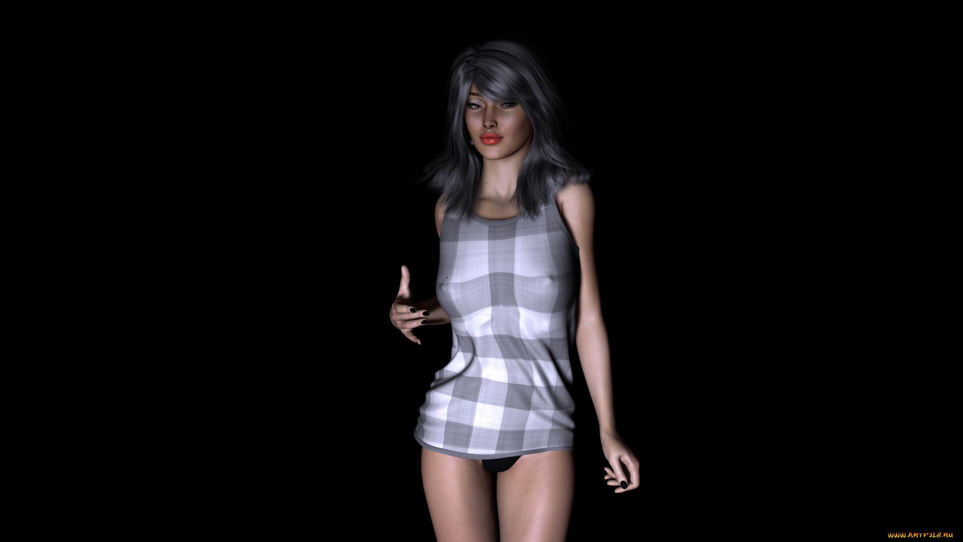 ashani, 3д, графика, люди, , people, фон, взгляд, девушка