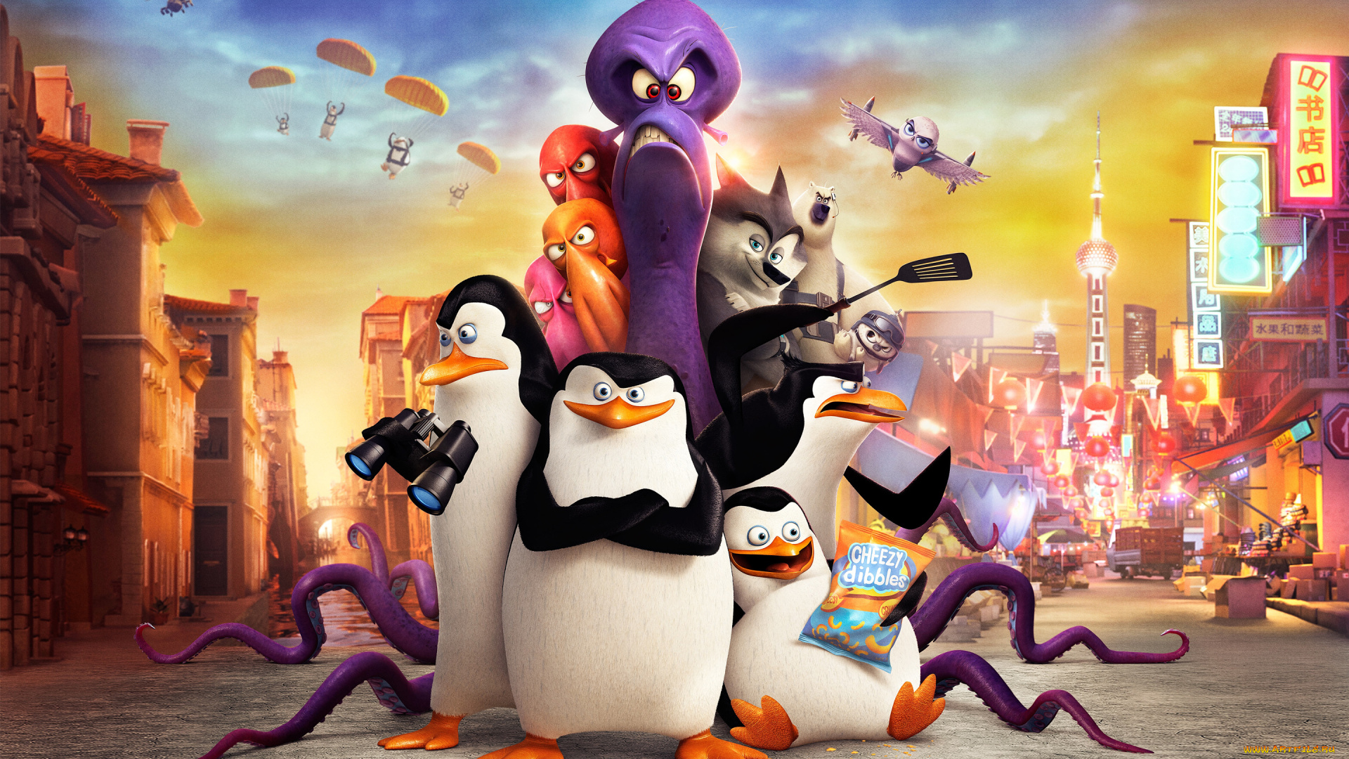 мультфильмы, the, penguins, of, madagascar, penguins, of, madagascar