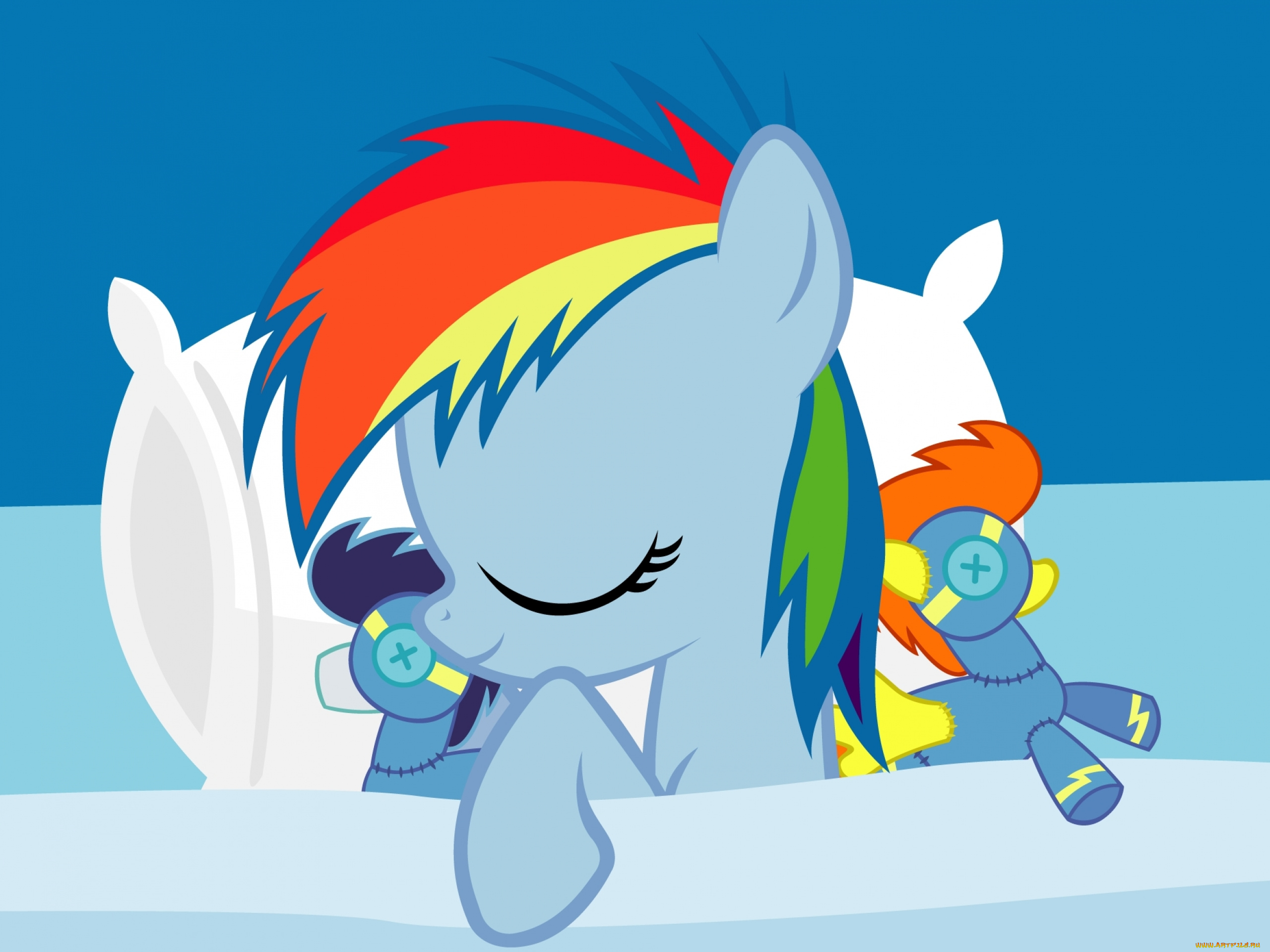 мультфильмы, my, little, pony, фон, пони