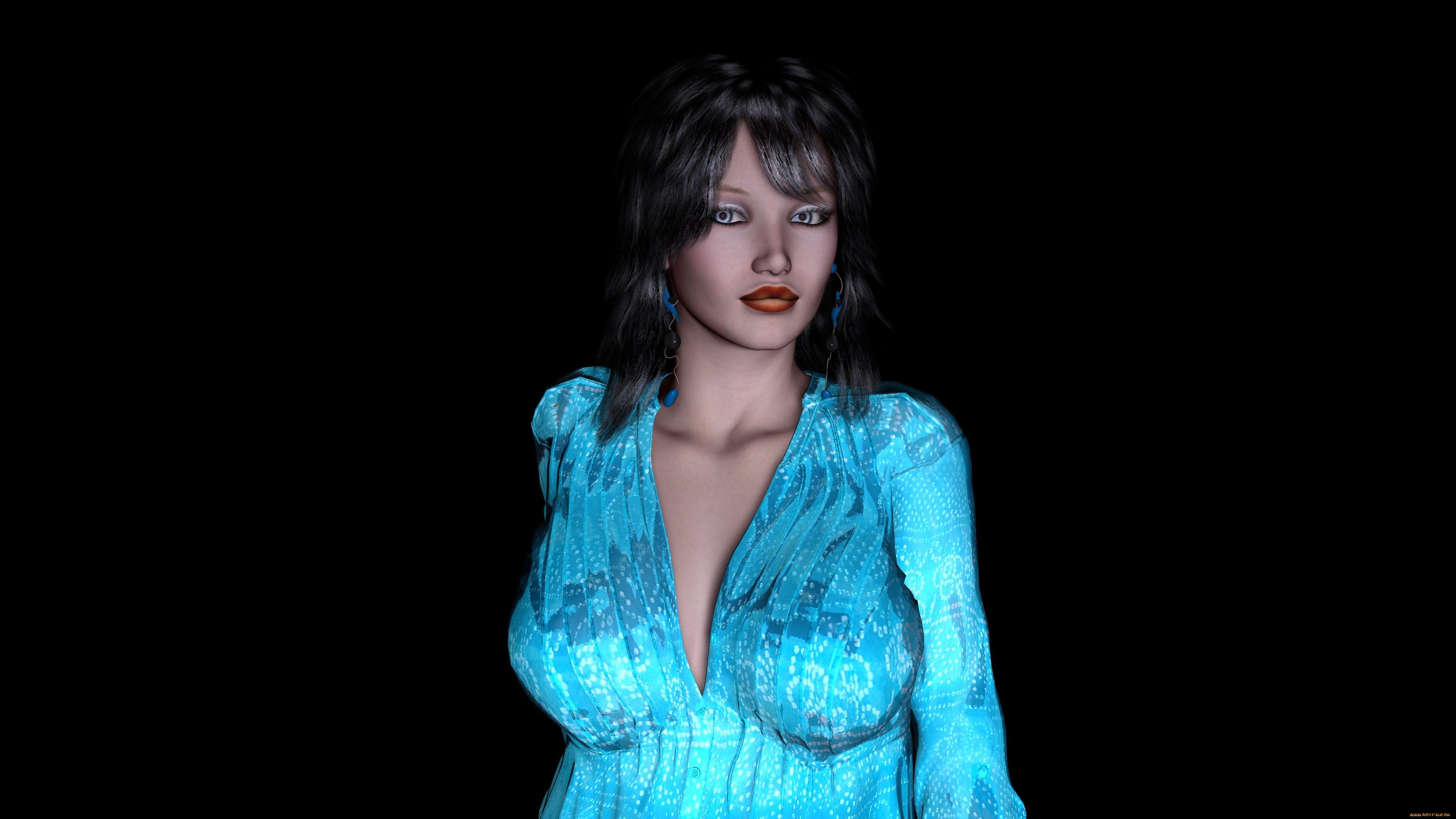 3д, графика, люди, , people, взгляд, девушка, фон