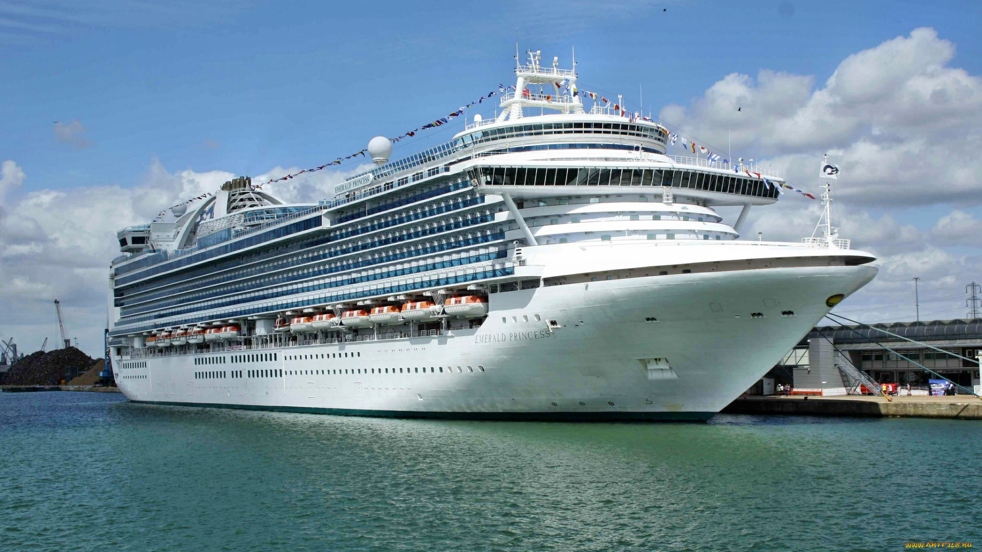 emerald, princess, корабли, лайнеры, круизный, лайнер