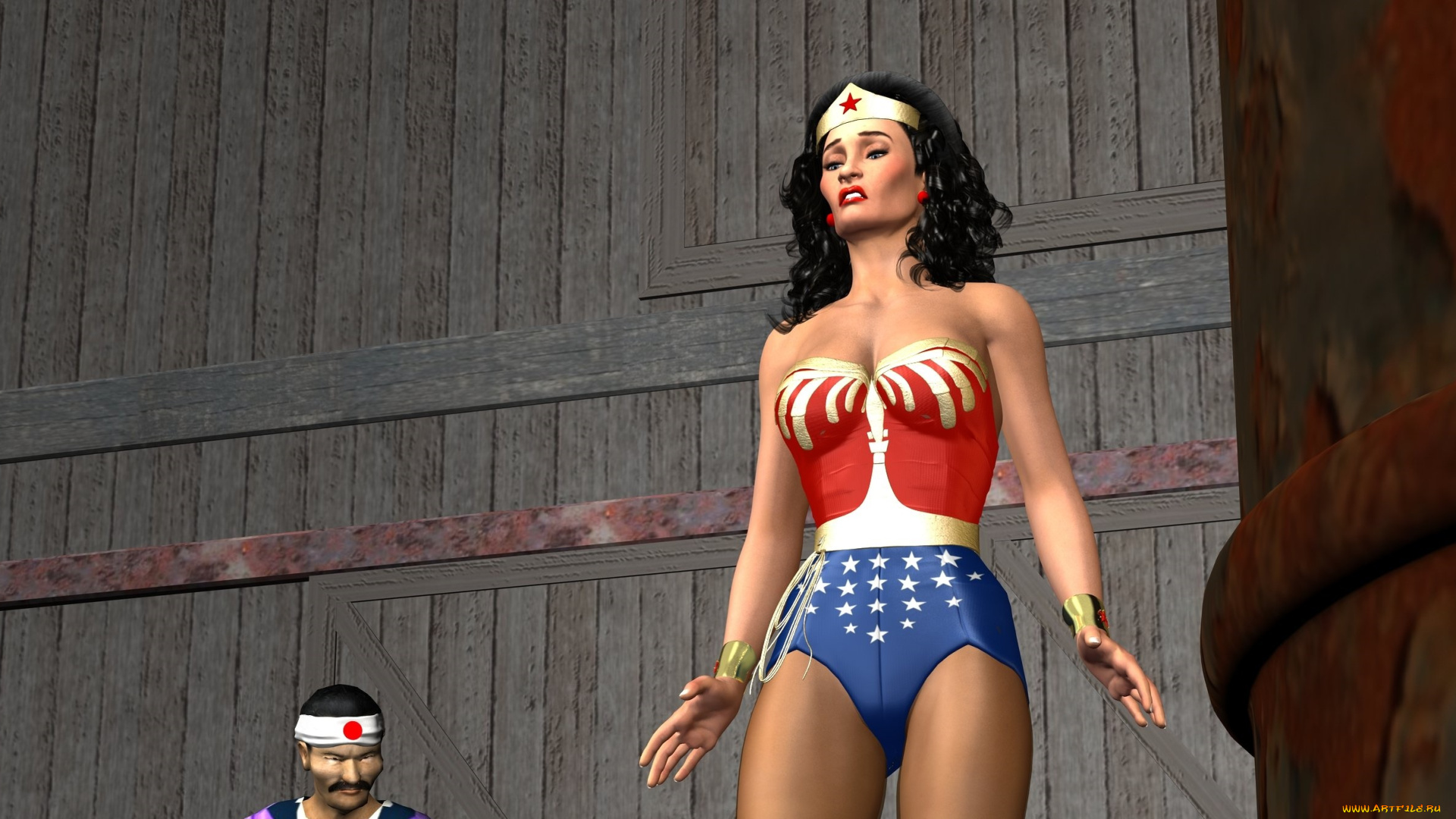 3д, графика, фантазия, , fantasy, девушка, взгляд, фон