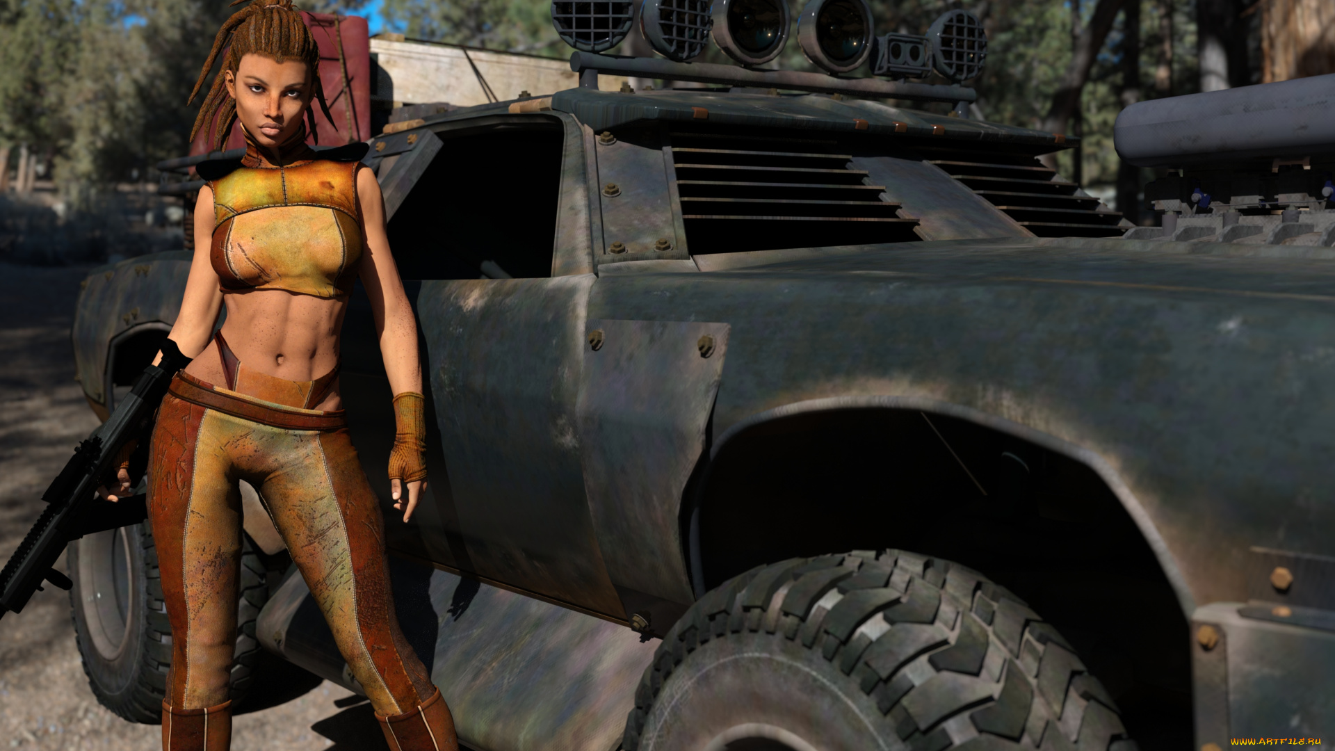 3д, графика, люди, , people, девушка, взгляд, фон