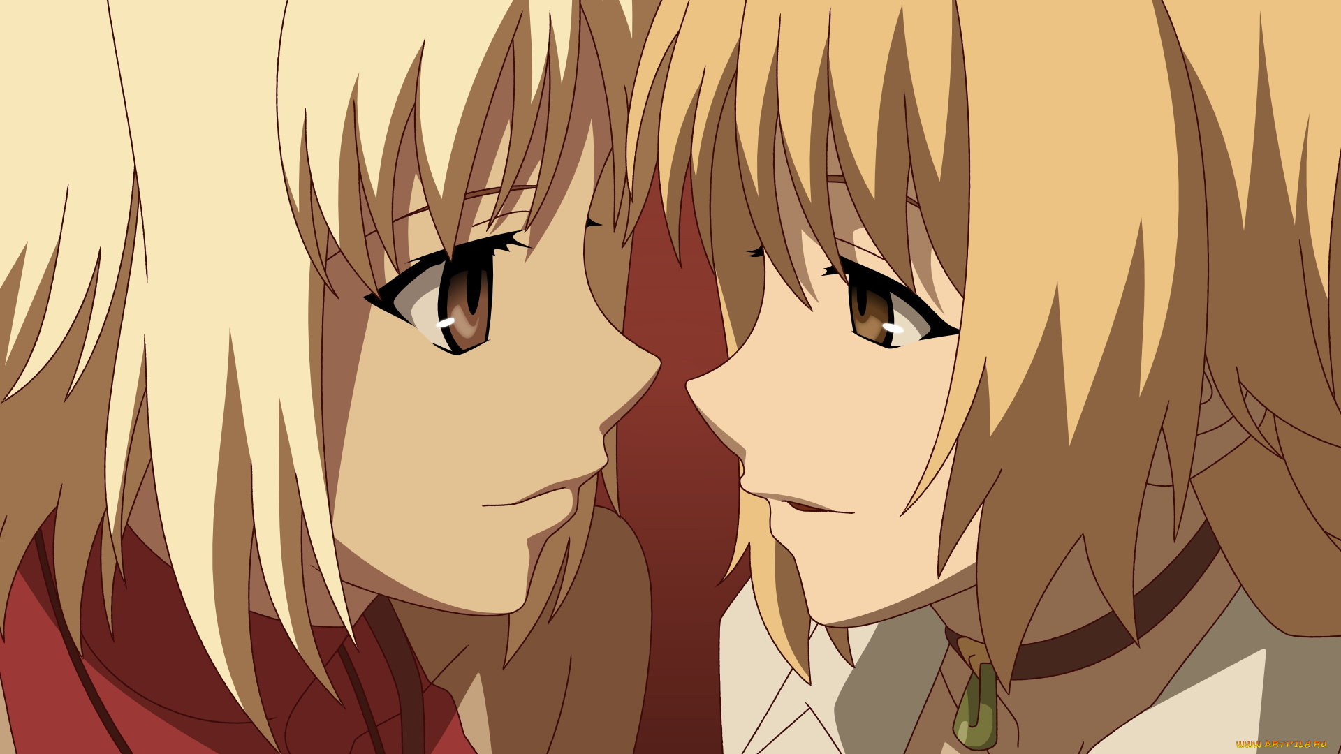 аниме, canaan, фон, взгляд, девушки