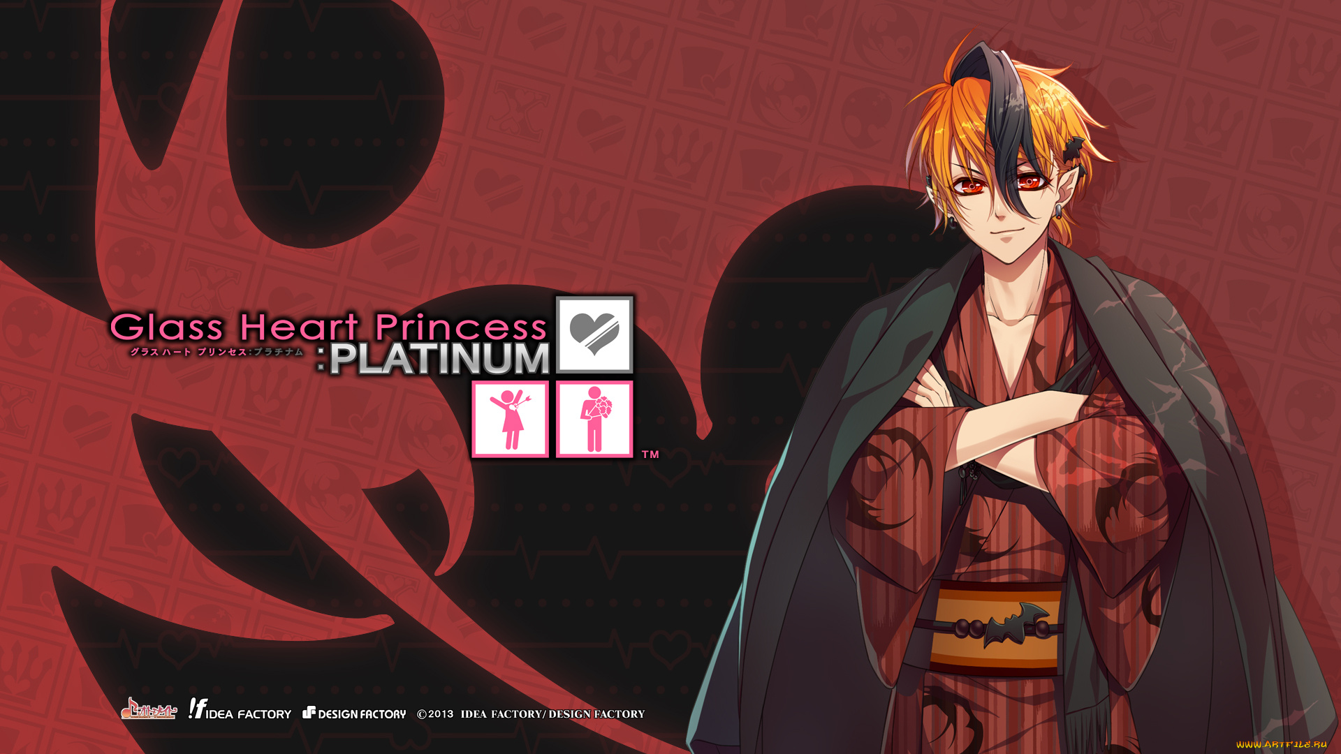 аниме, glass, heart, princess, персонаж