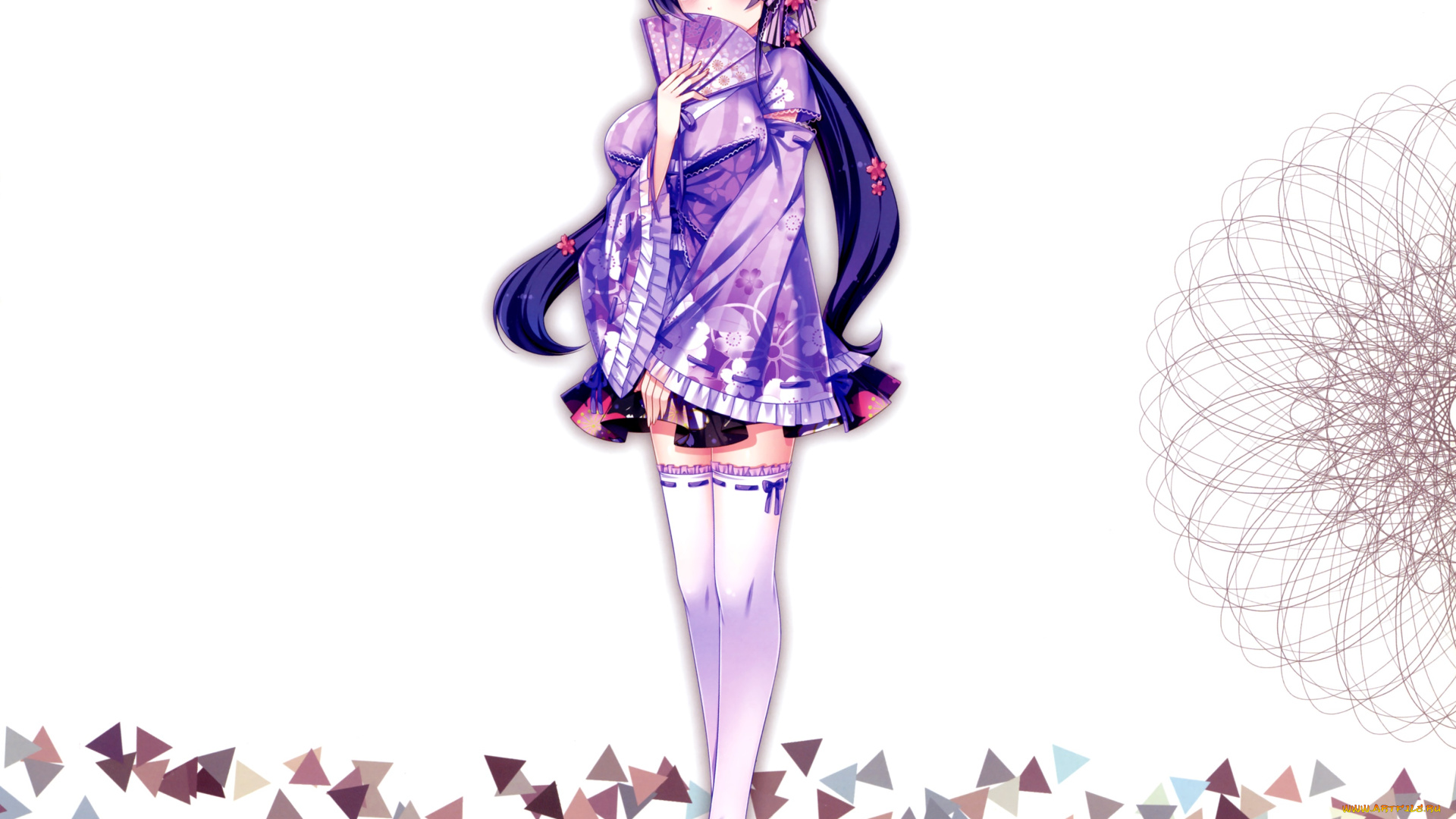 аниме, love, live, , school, idol, project, фон, взгляд, девушка