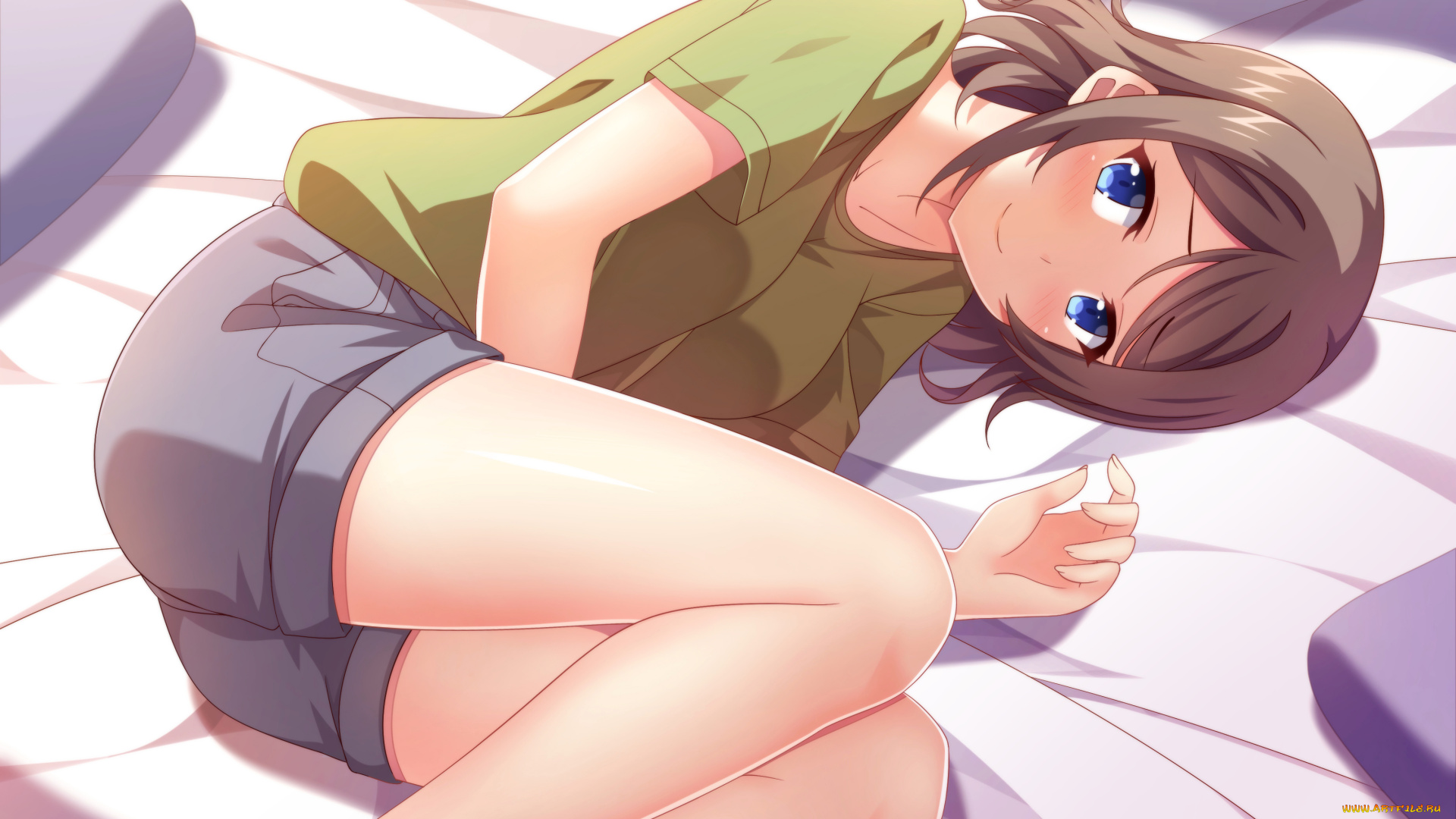 аниме, love, live, , school, idol, project, взгляд, фон, девушка