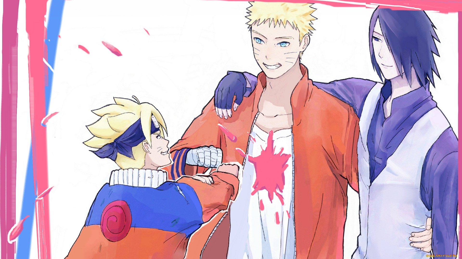 аниме, naruto, боруто, наруто, саске