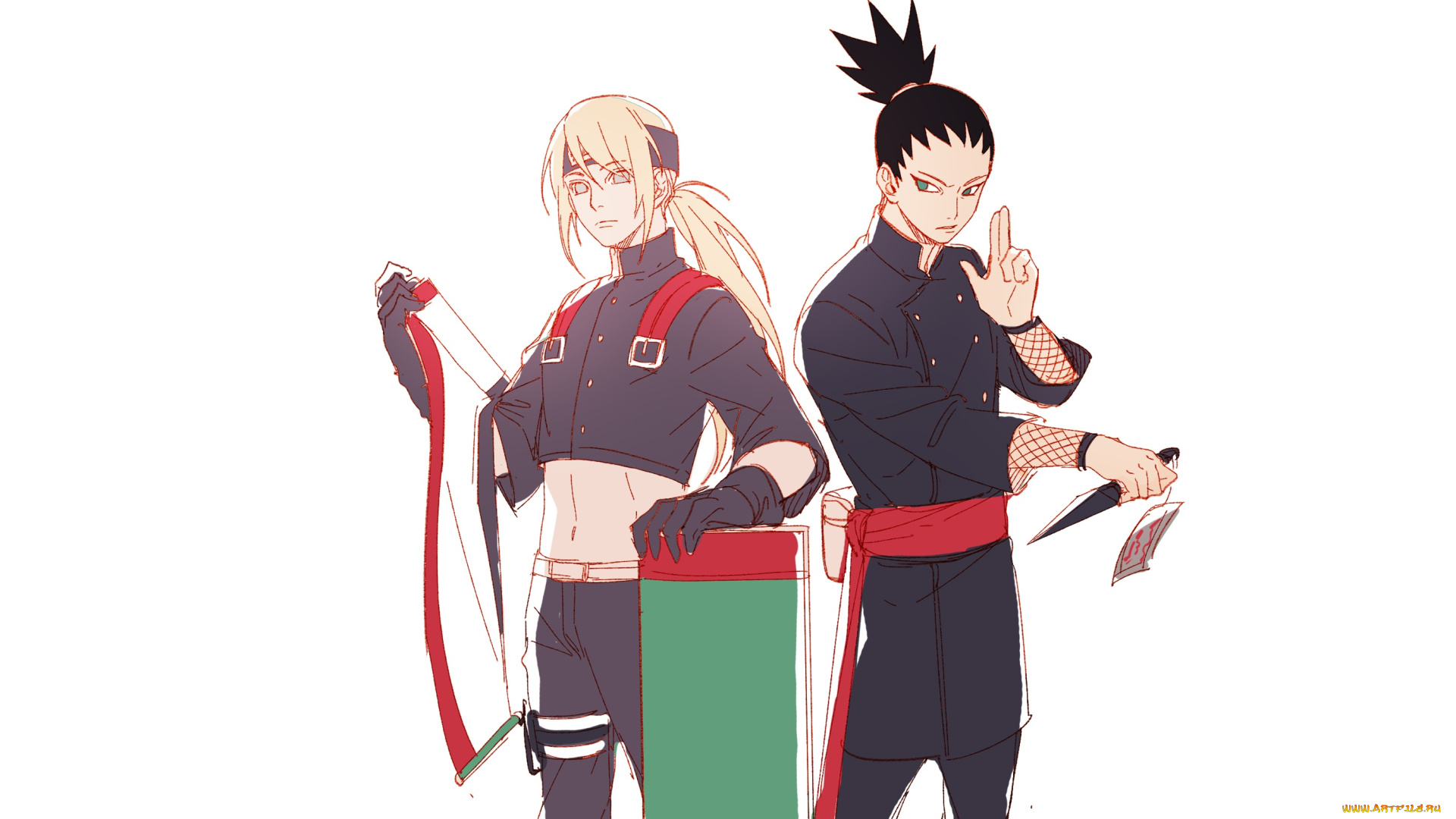 аниме, naruto, парни