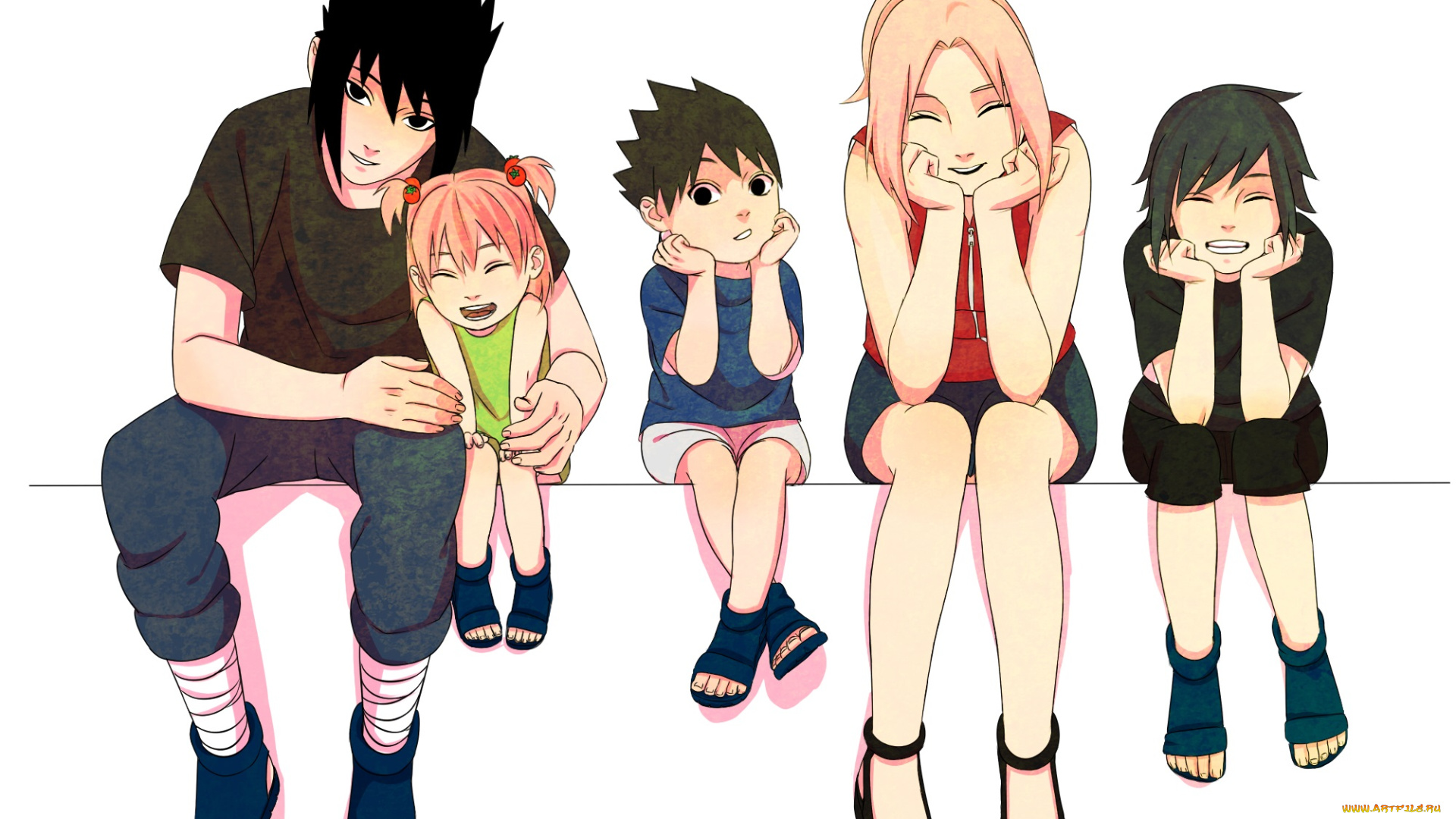 аниме, naruto, саске