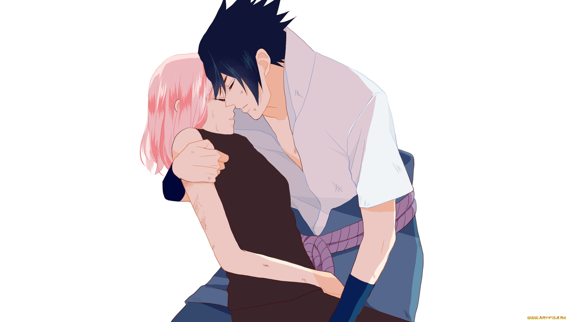 аниме, naruto, саске, сакура