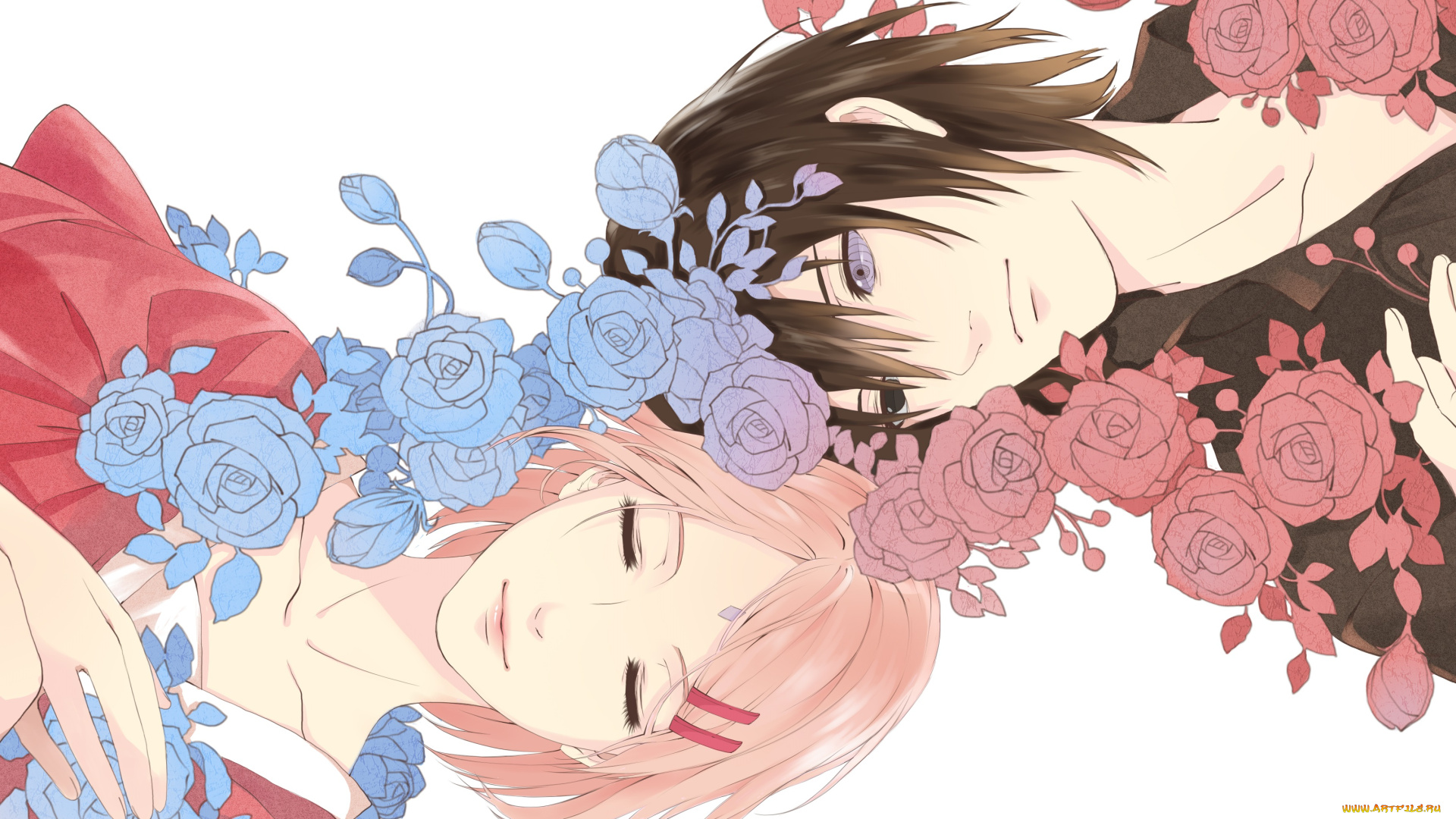 аниме, naruto, саске, сакура