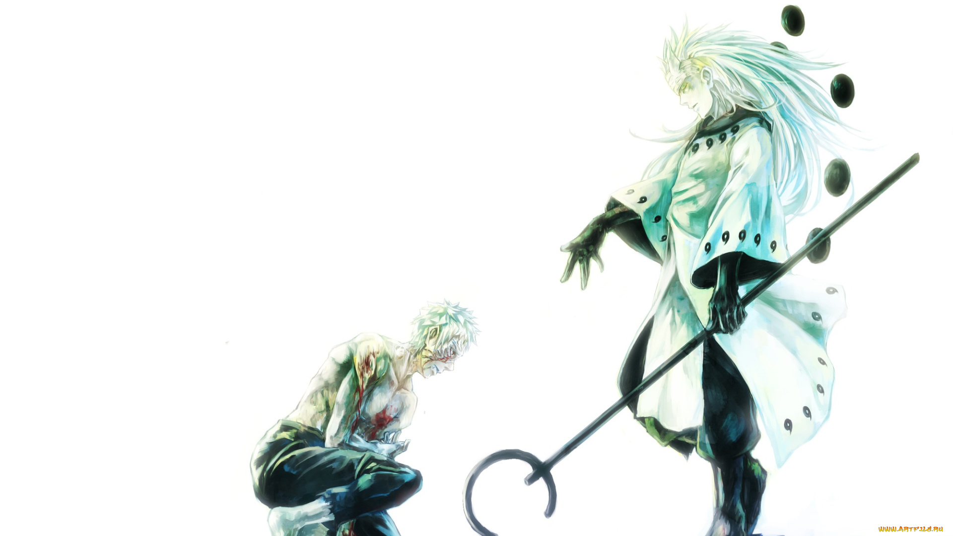 аниме, naruto, учиха, мадара, обито