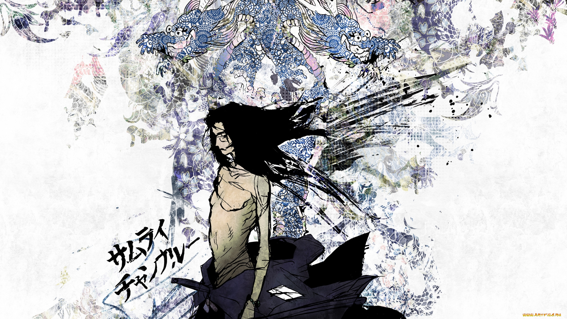 аниме, samurai, champloo, самурай, jin