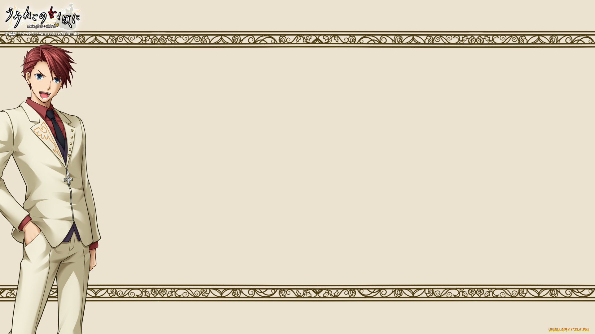 аниме, umineko, no, naku, koro, ni, персонажи