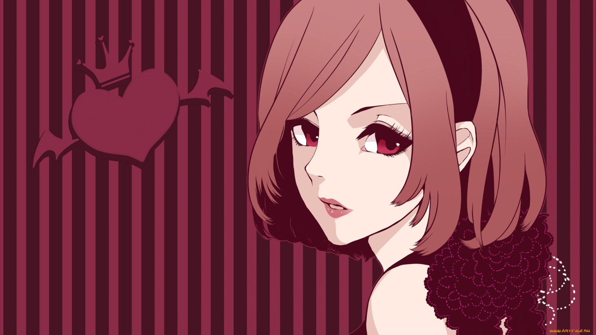 аниме, vocaloid, девушка, фон, взгляд