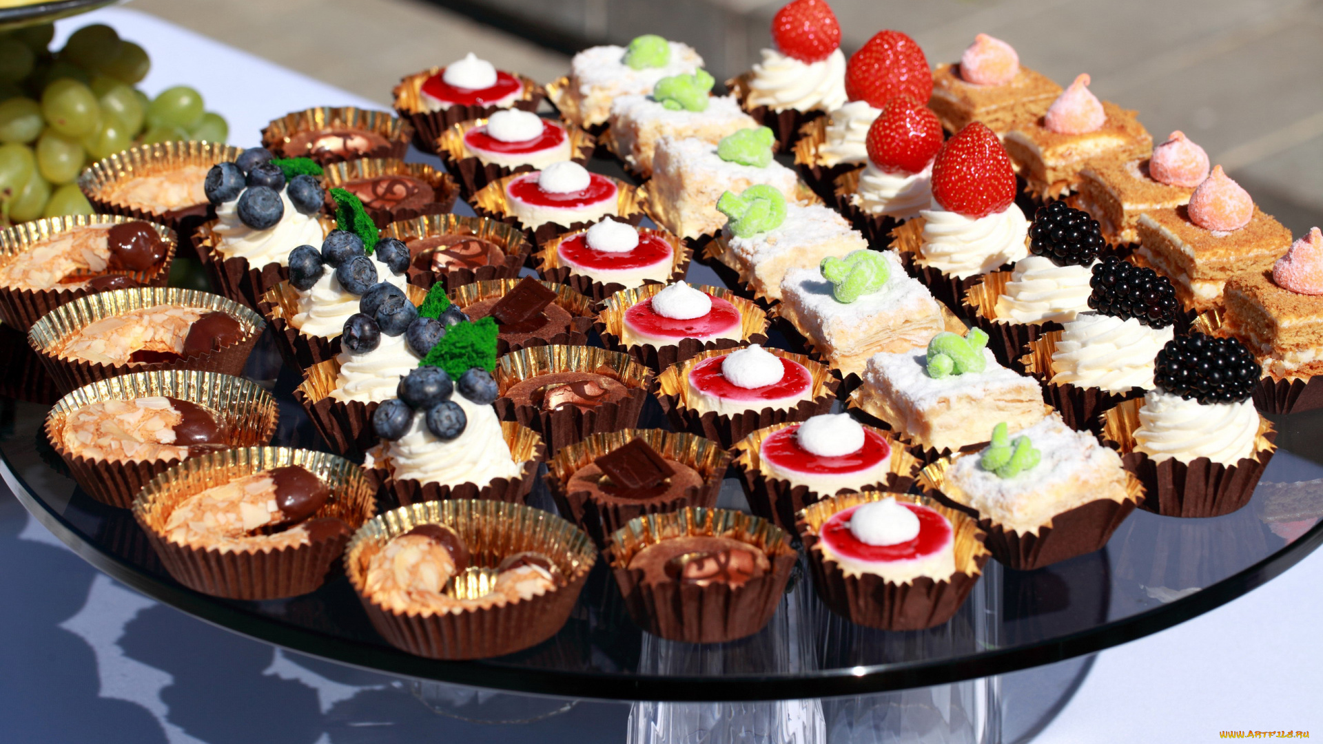 еда, пирожные, , кексы, , печенье, ассорти, много, лакомство, поднос