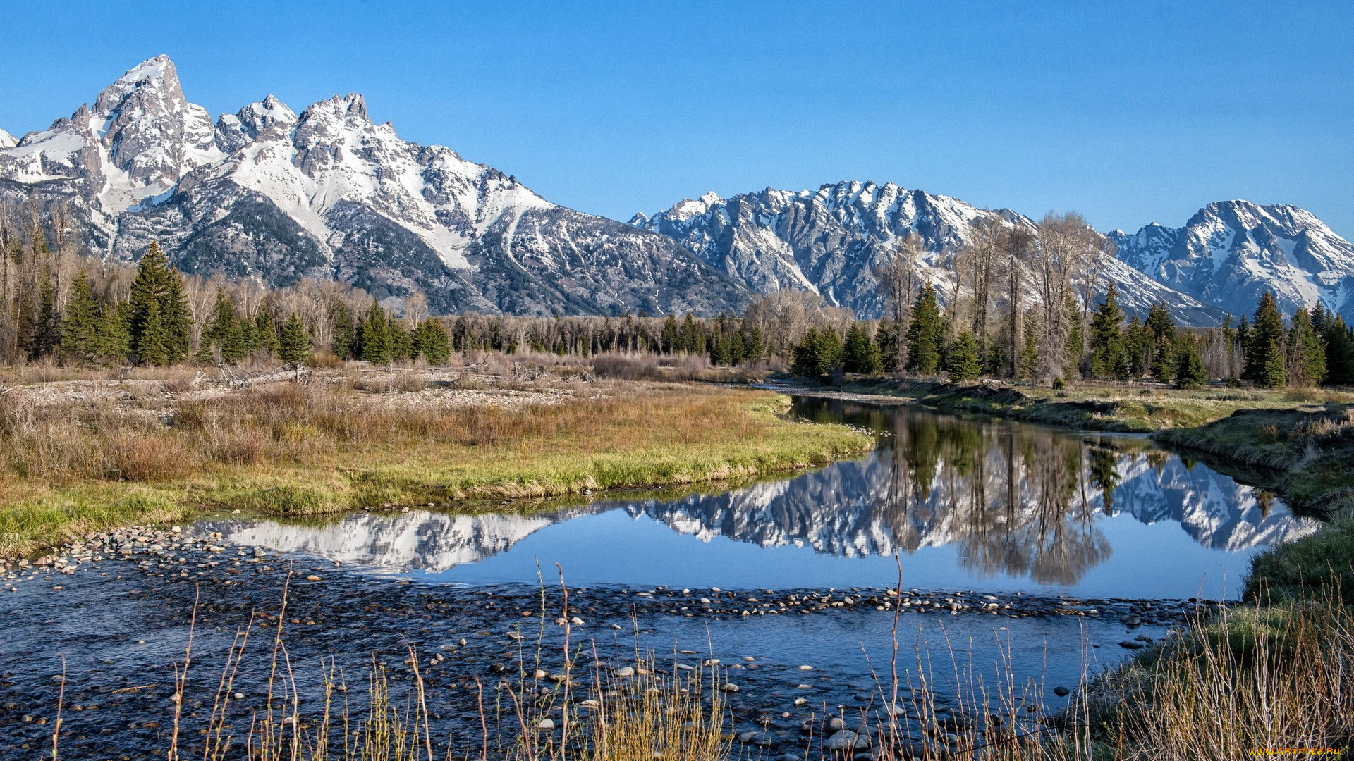 природа, реки, озера, горы, река