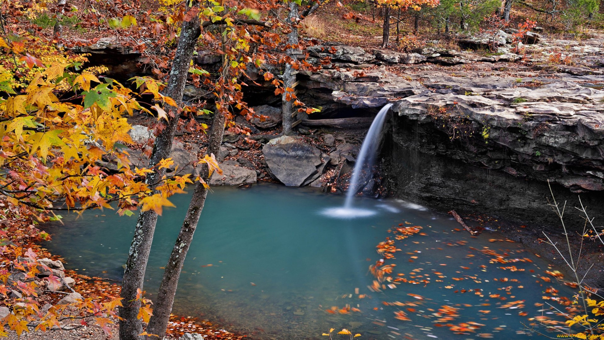 природа, водопады, водопад, река