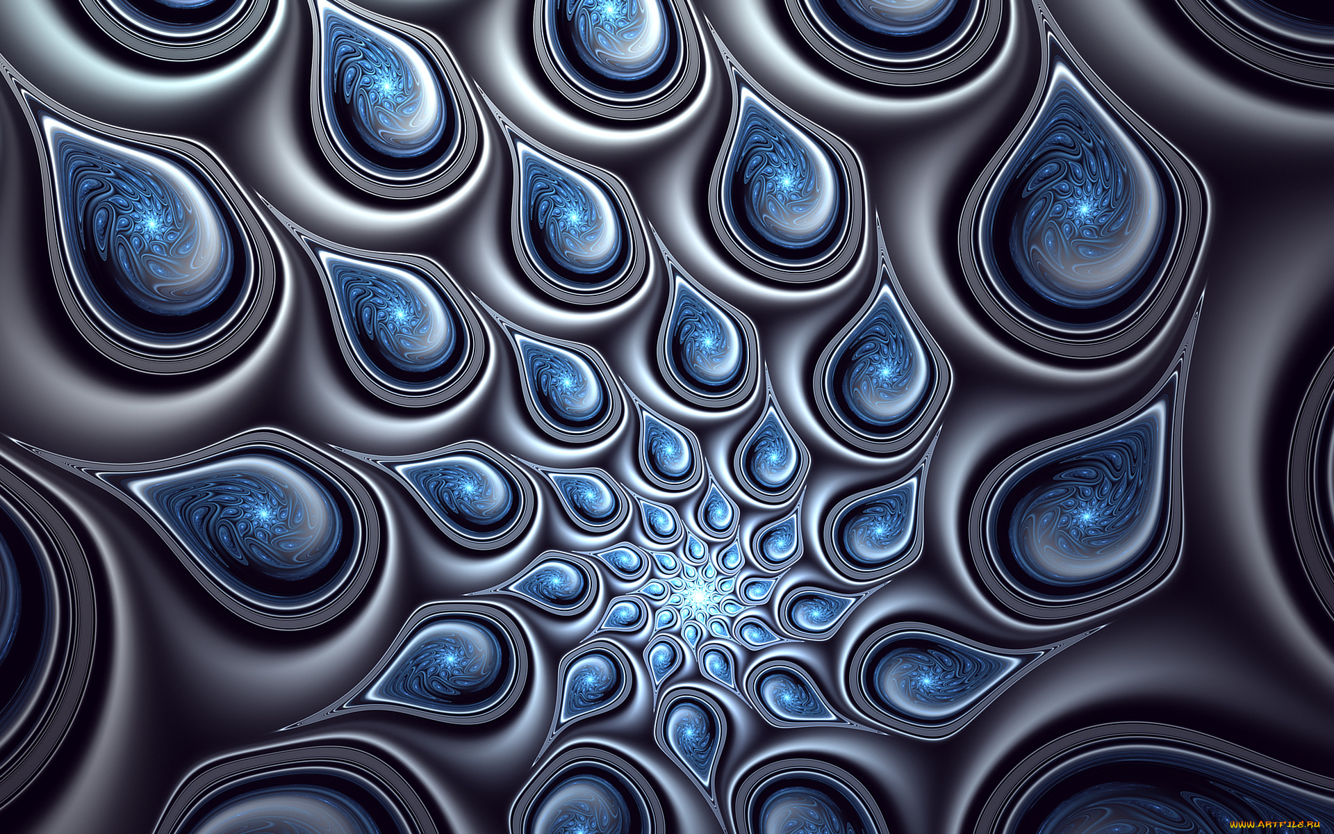 3д, графика, фракталы, , fractal, узор, фон, цвета