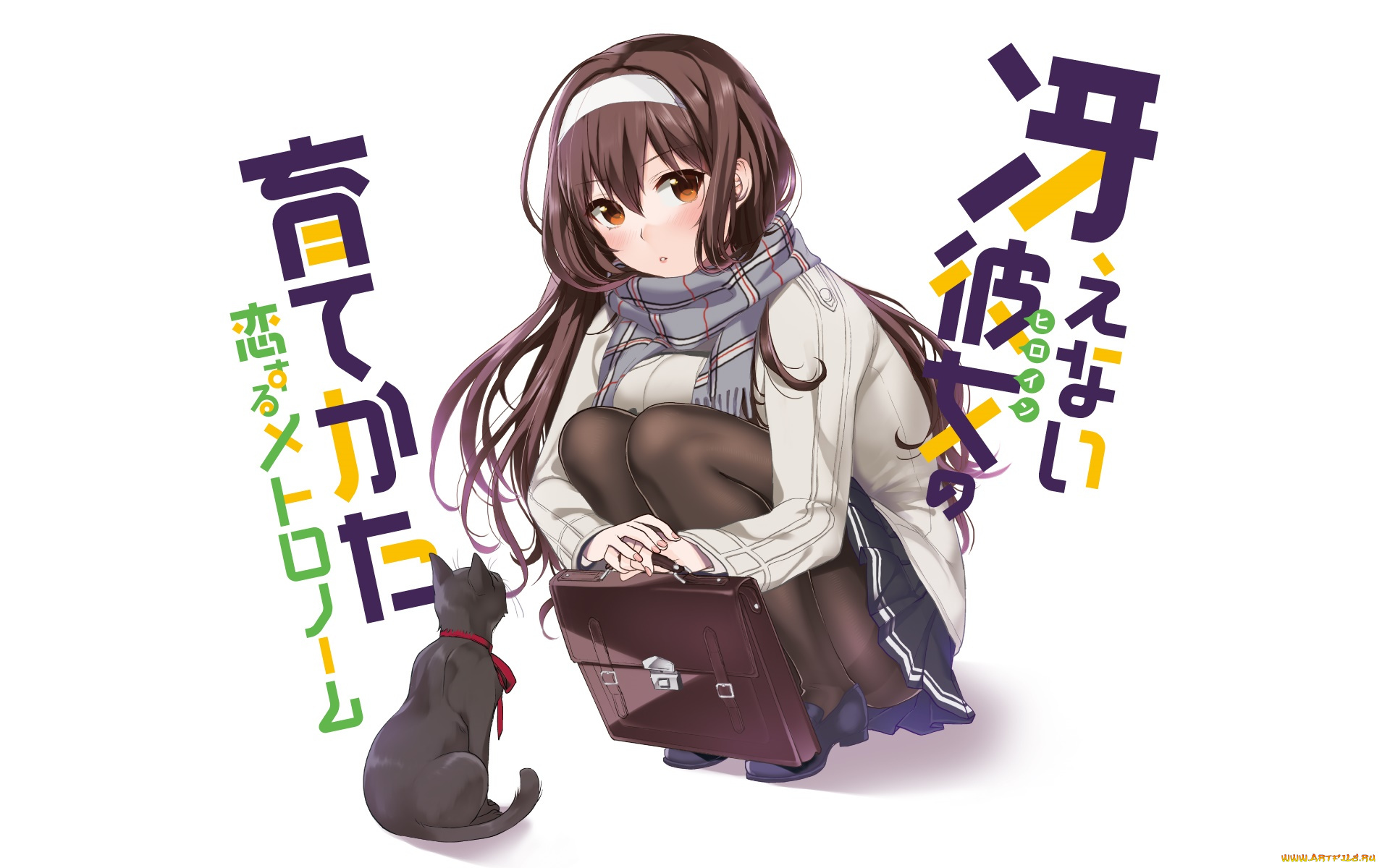 аниме, saikano, фон, взгляд, девушка