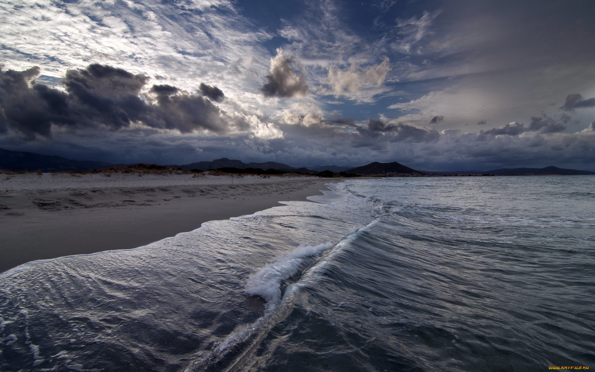 природа, побережье, море, пляж, песок