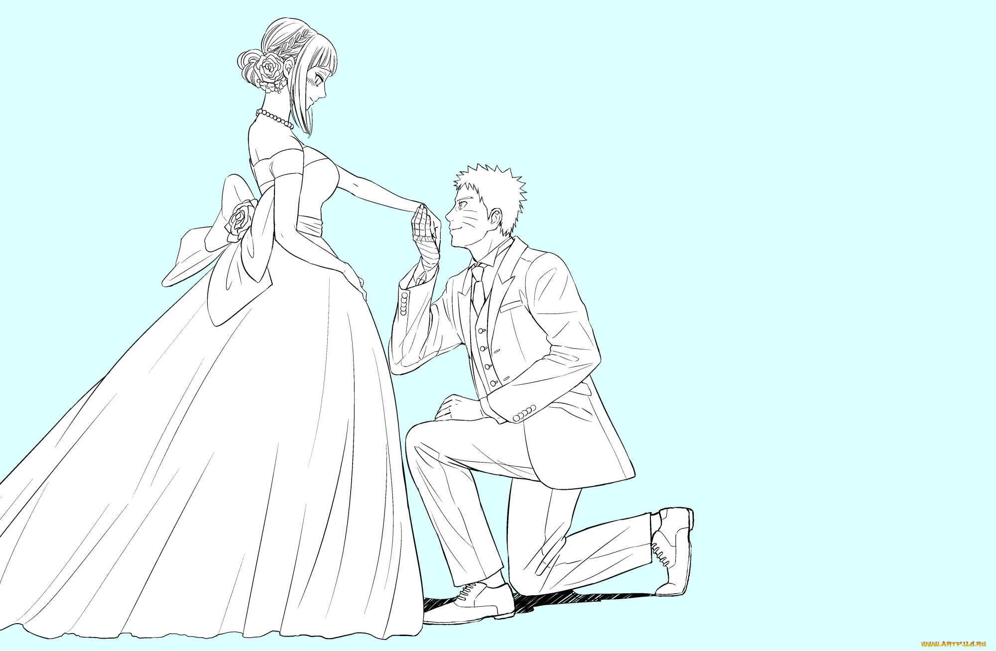 аниме, naruto, наруто, хината