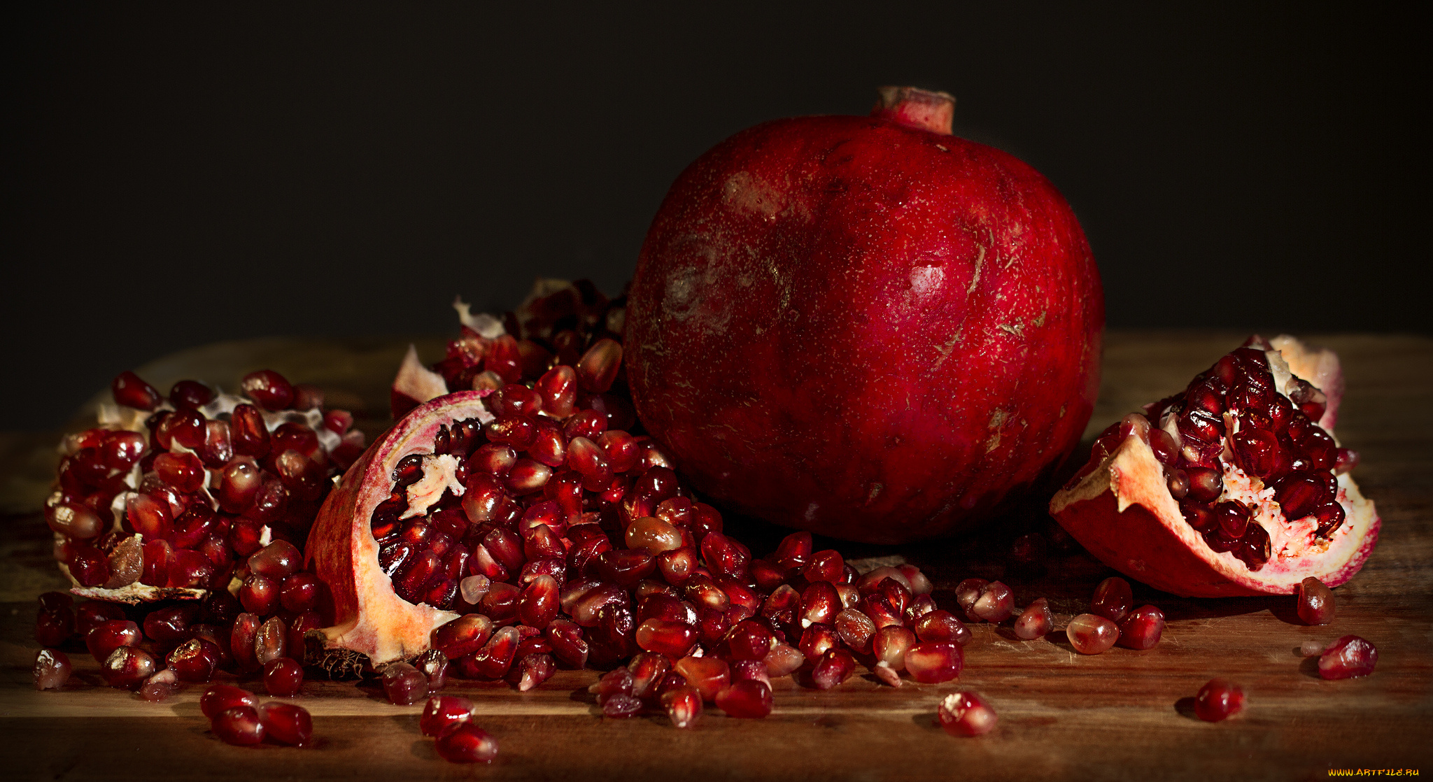 еда, гранат, плоды
