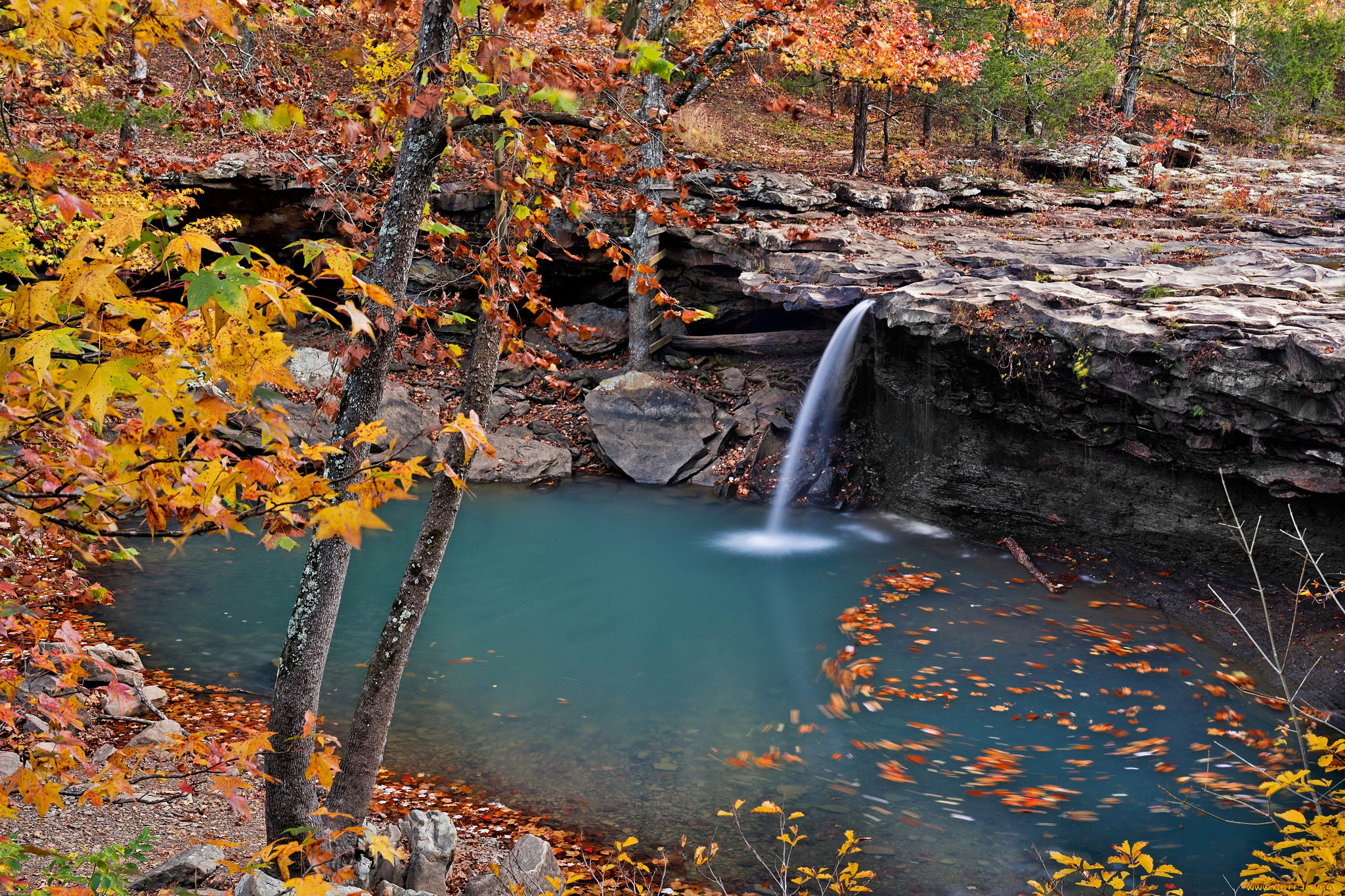 природа, водопады, водопад, река
