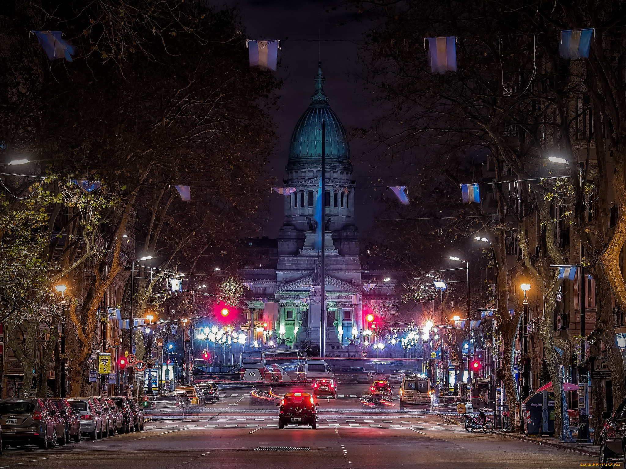 города, буэнос-айрес, , аргентина, дома, город