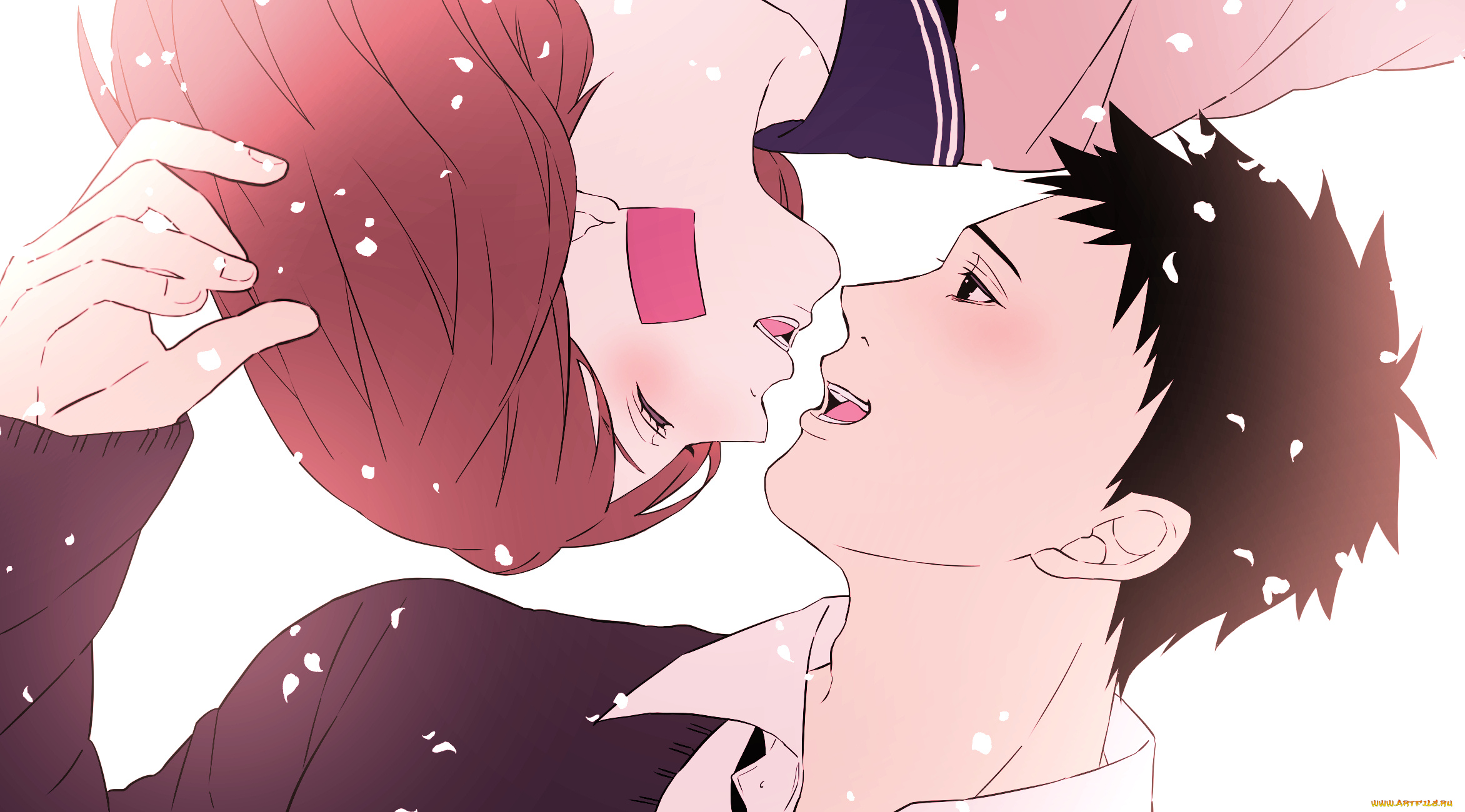 аниме, naruto, обито, рин