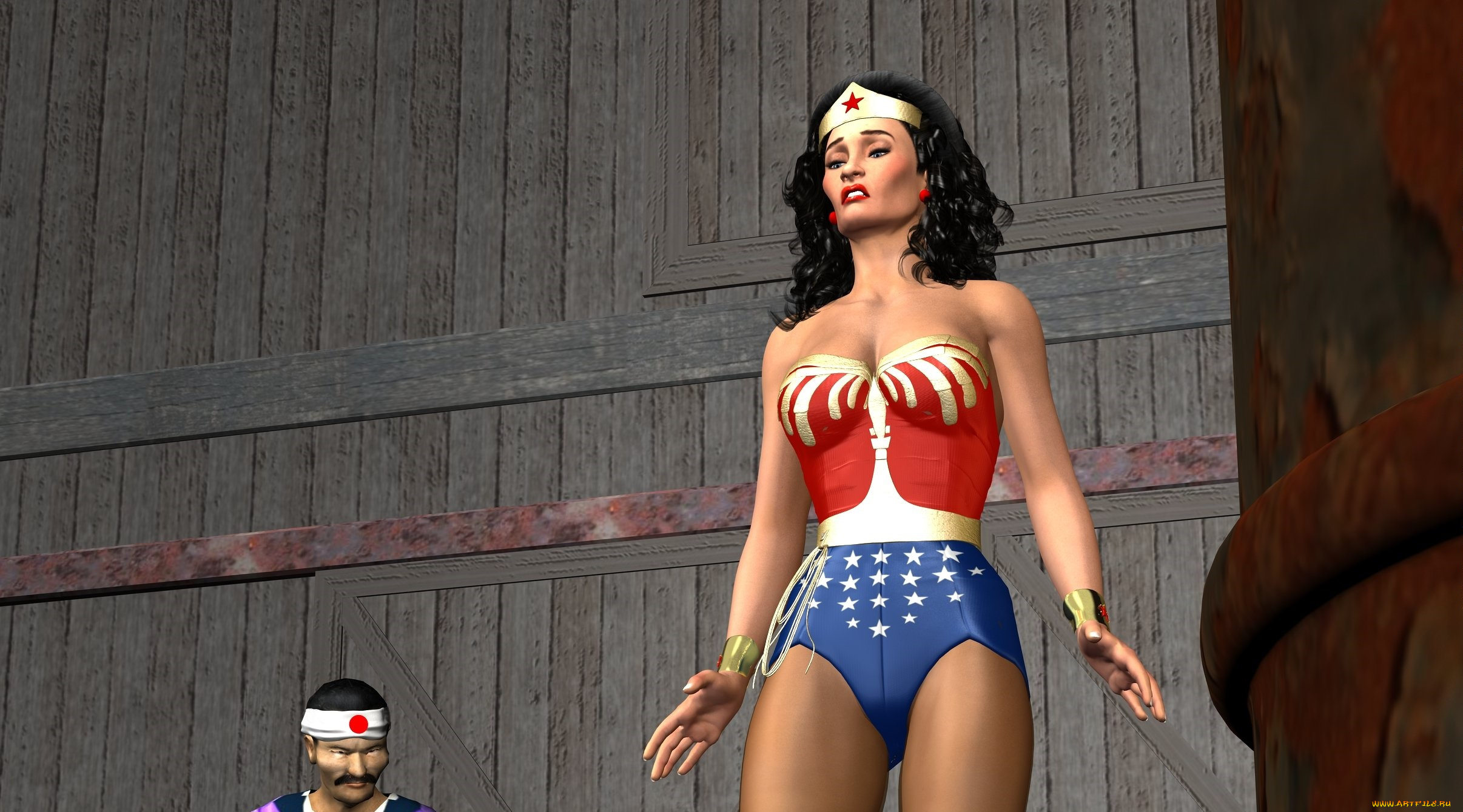 3д, графика, фантазия, , fantasy, девушка, взгляд, фон