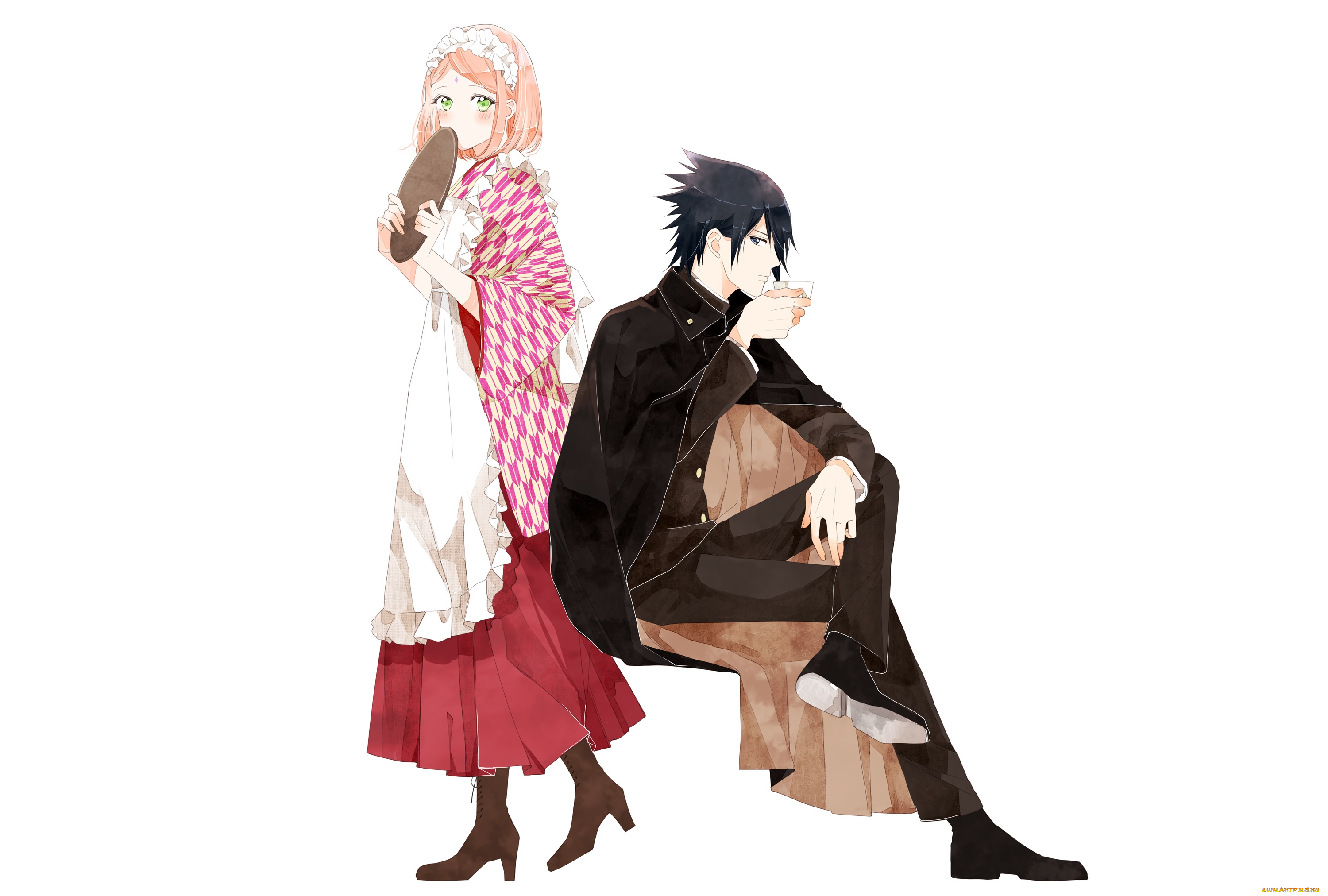 аниме, naruto, саске, сакура