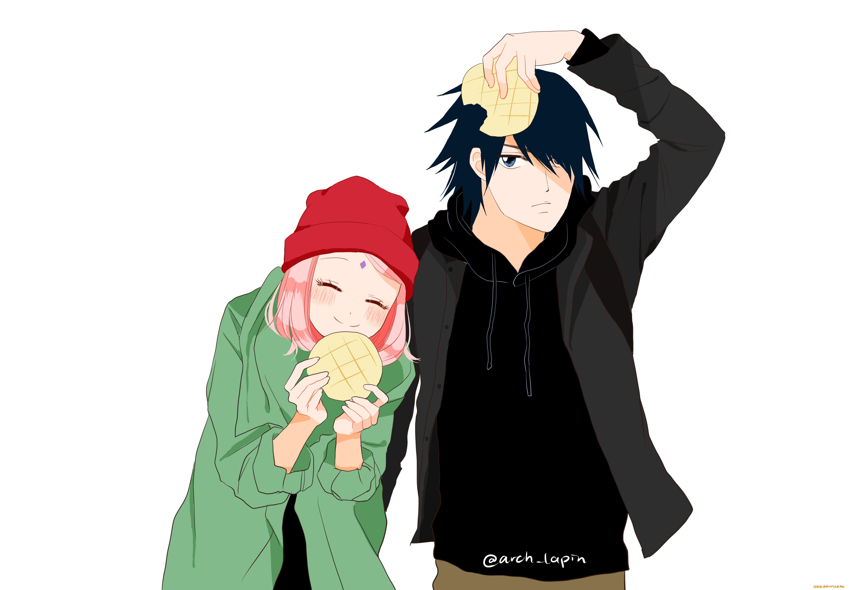 аниме, naruto, саске, сакура