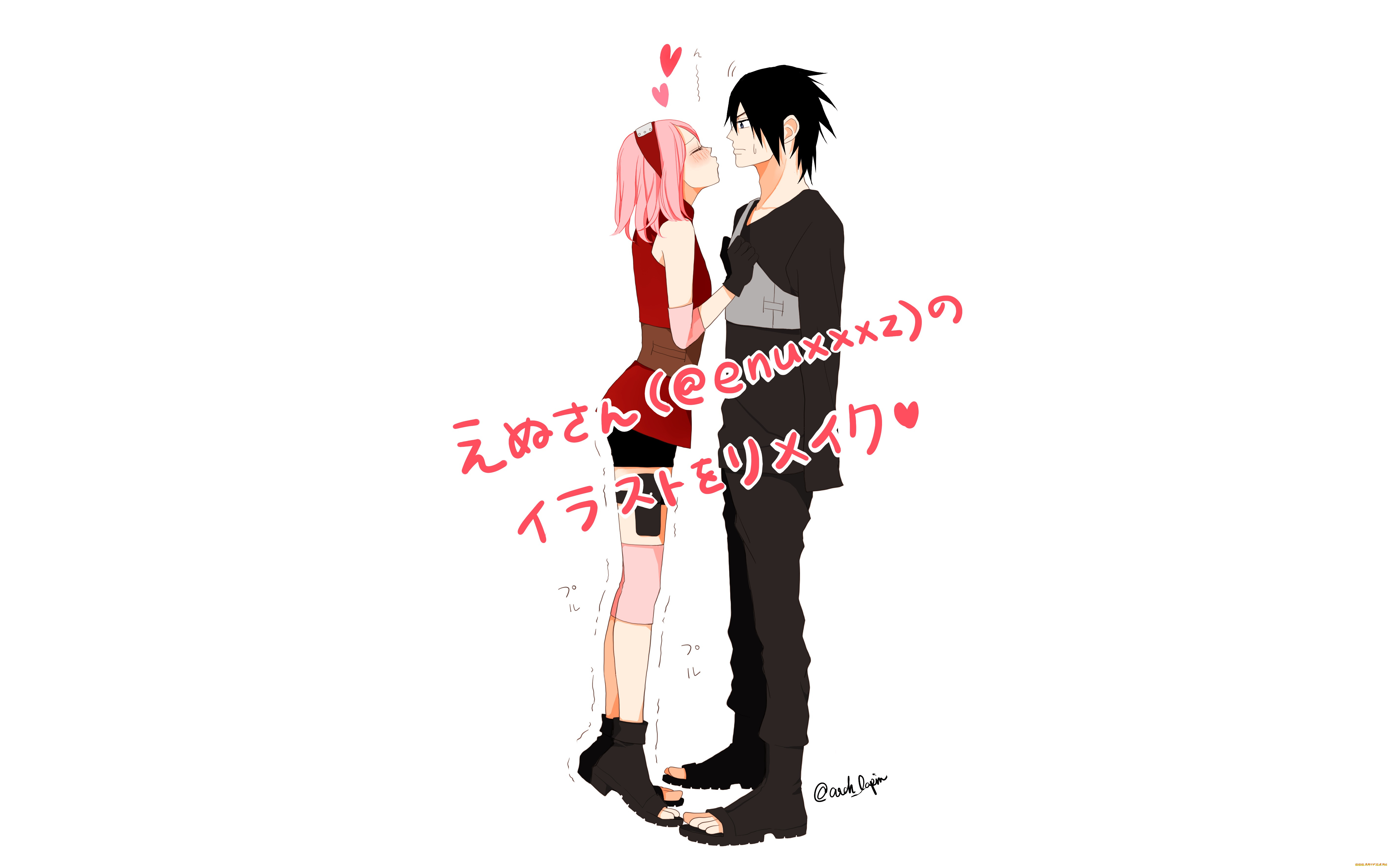 аниме, naruto, саске, сакура