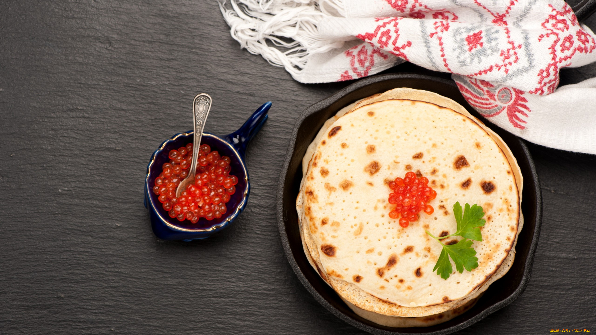 еда, блины, , оладьи, икра