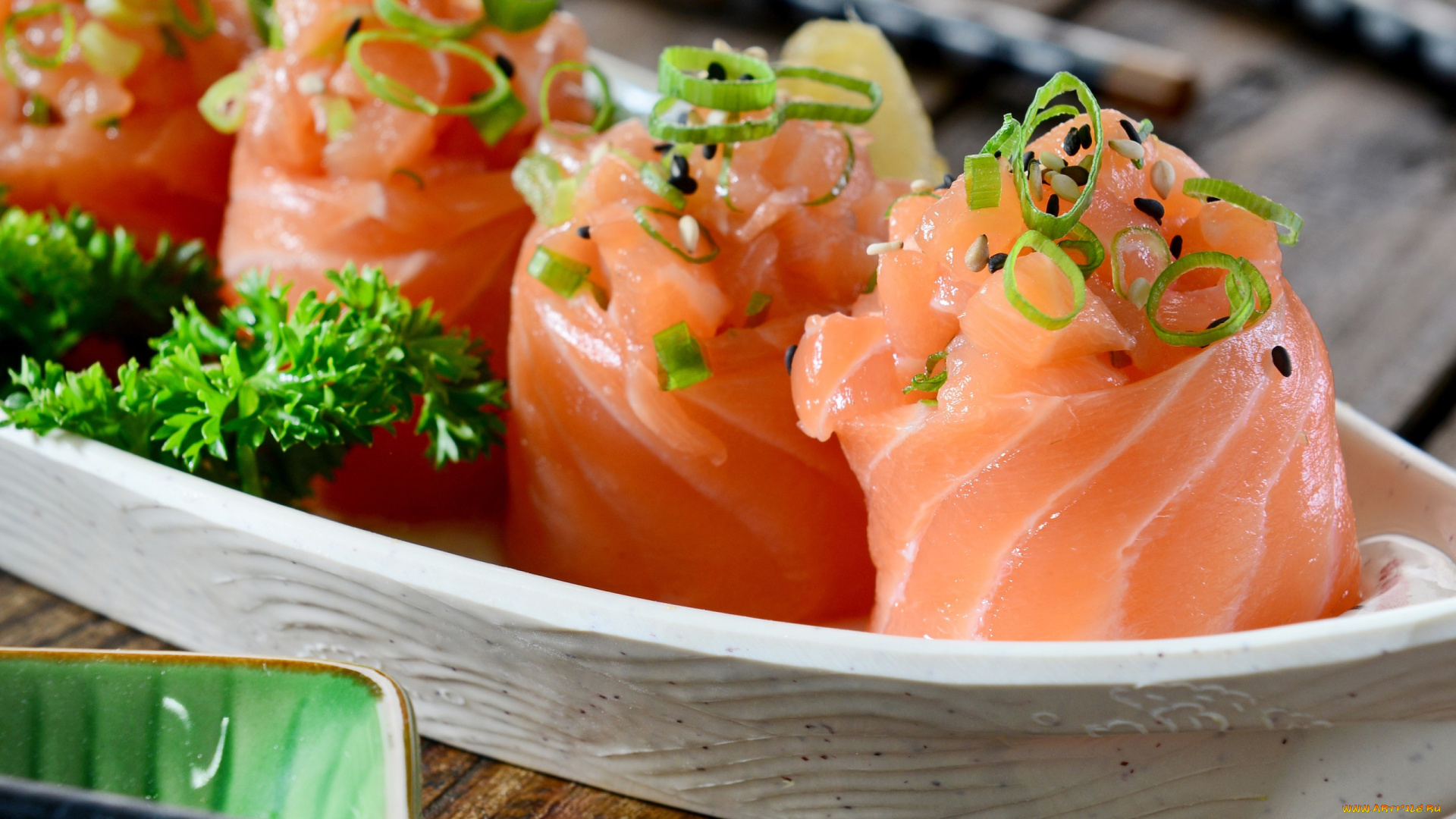 еда, рыбные, блюда, , с, морепродуктами, закуска, форель