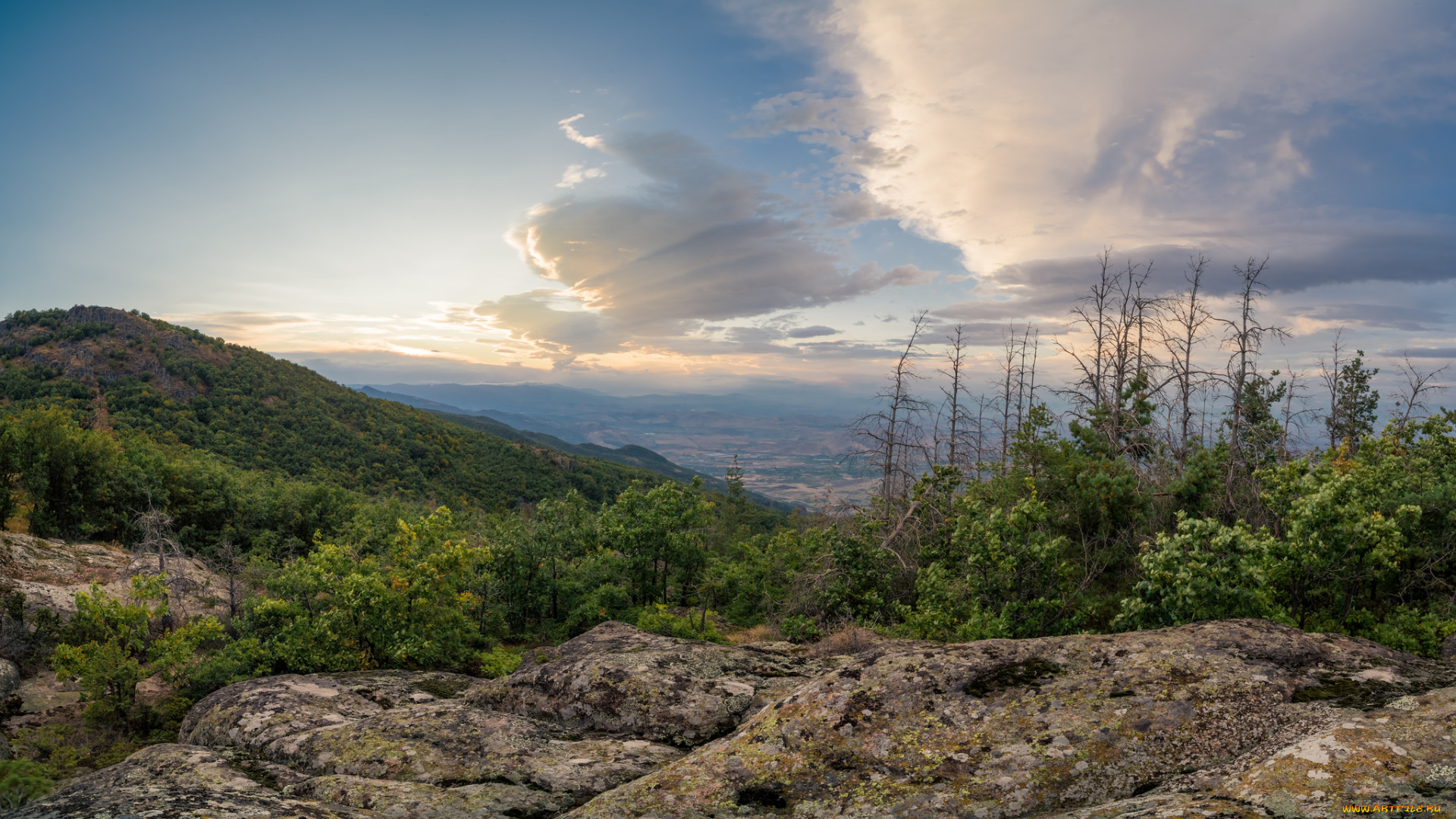 природа, горы, простор